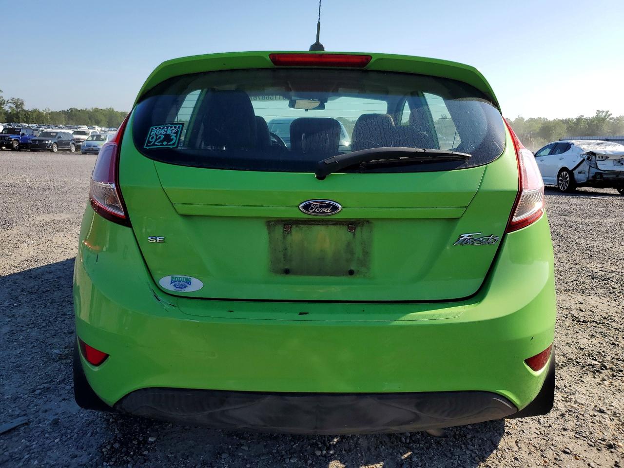2015 Ford Fiesta Se Green vin: 3FADP4EJ5FM114156