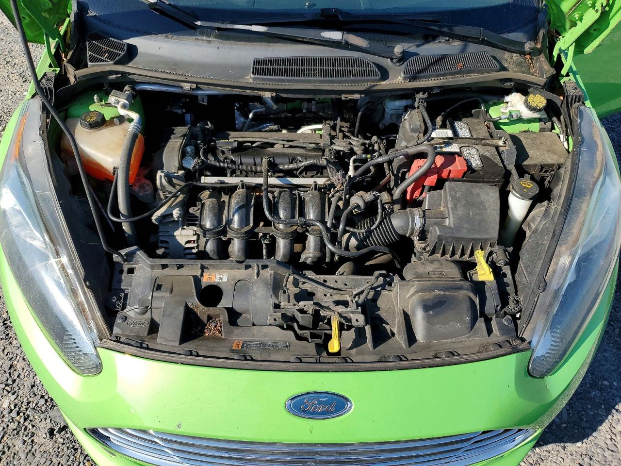 2015 Ford Fiesta Se Green vin: 3FADP4EJ5FM114156