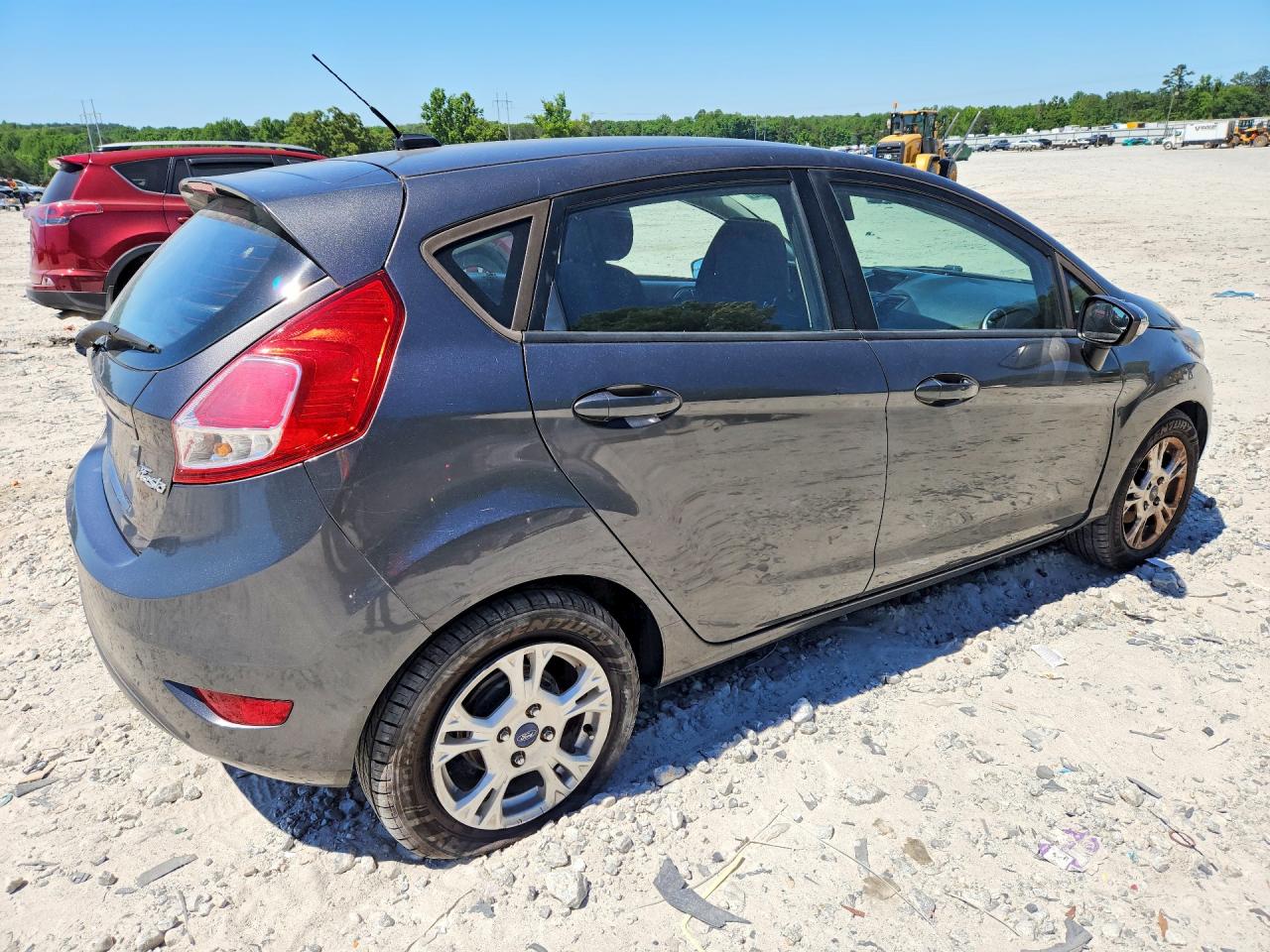 2015 Ford Fiesta Se Gray vin: 3FADP4EJ5FM120622