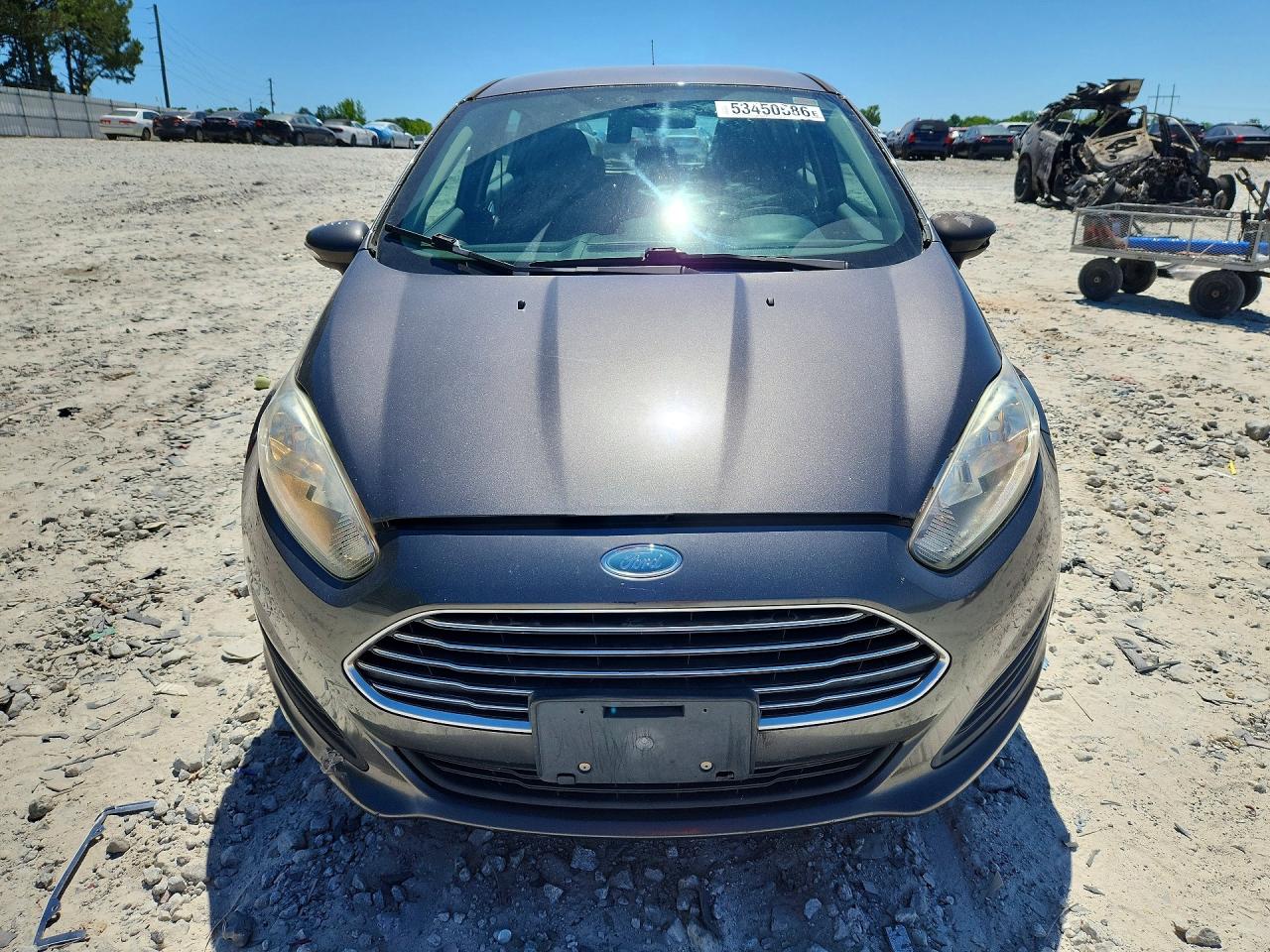 2015 Ford Fiesta Se Gray vin: 3FADP4EJ5FM120622
