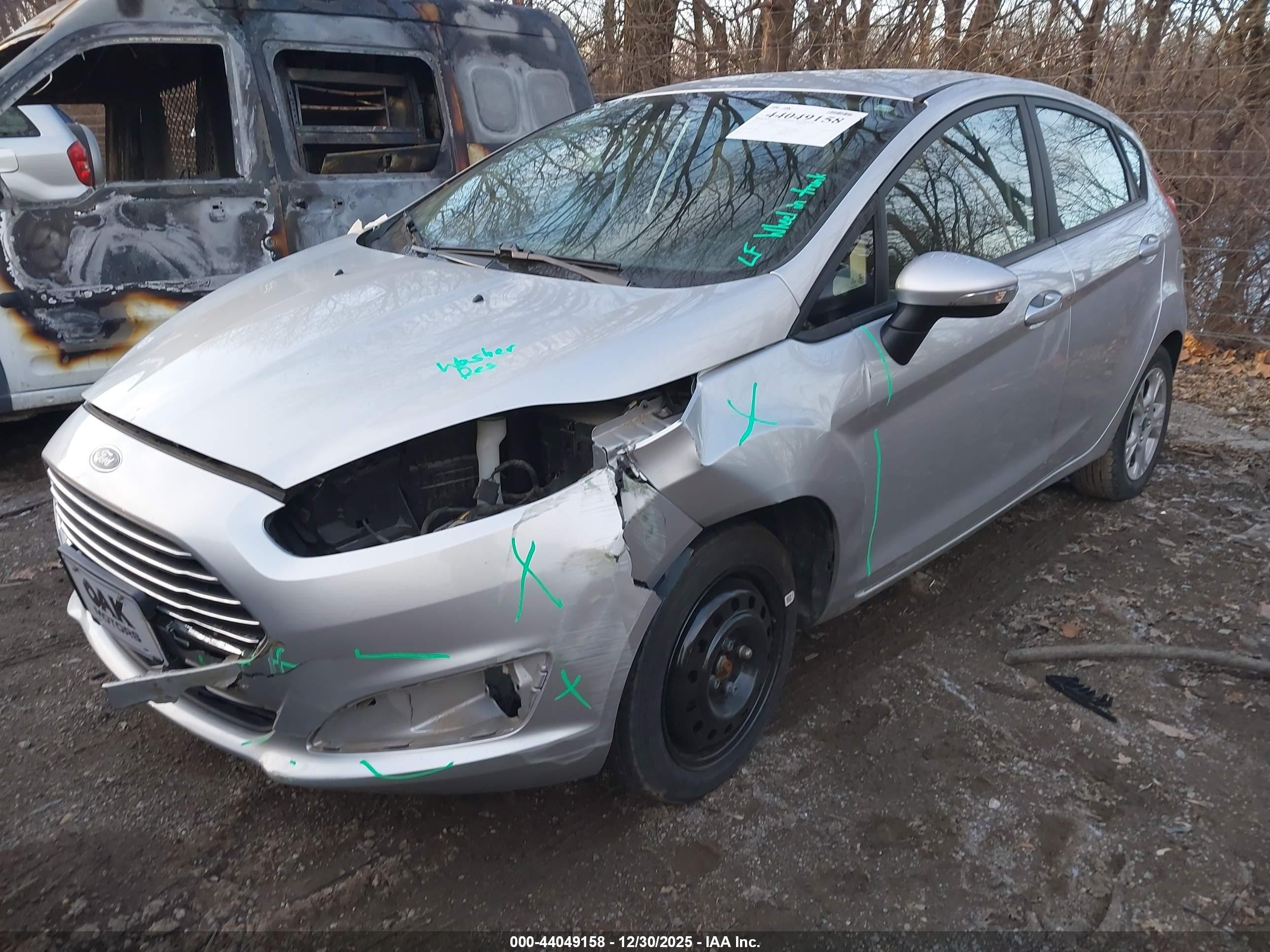 2015 Ford Fiesta Se Silver vin: 3FADP4EJ5FM138411