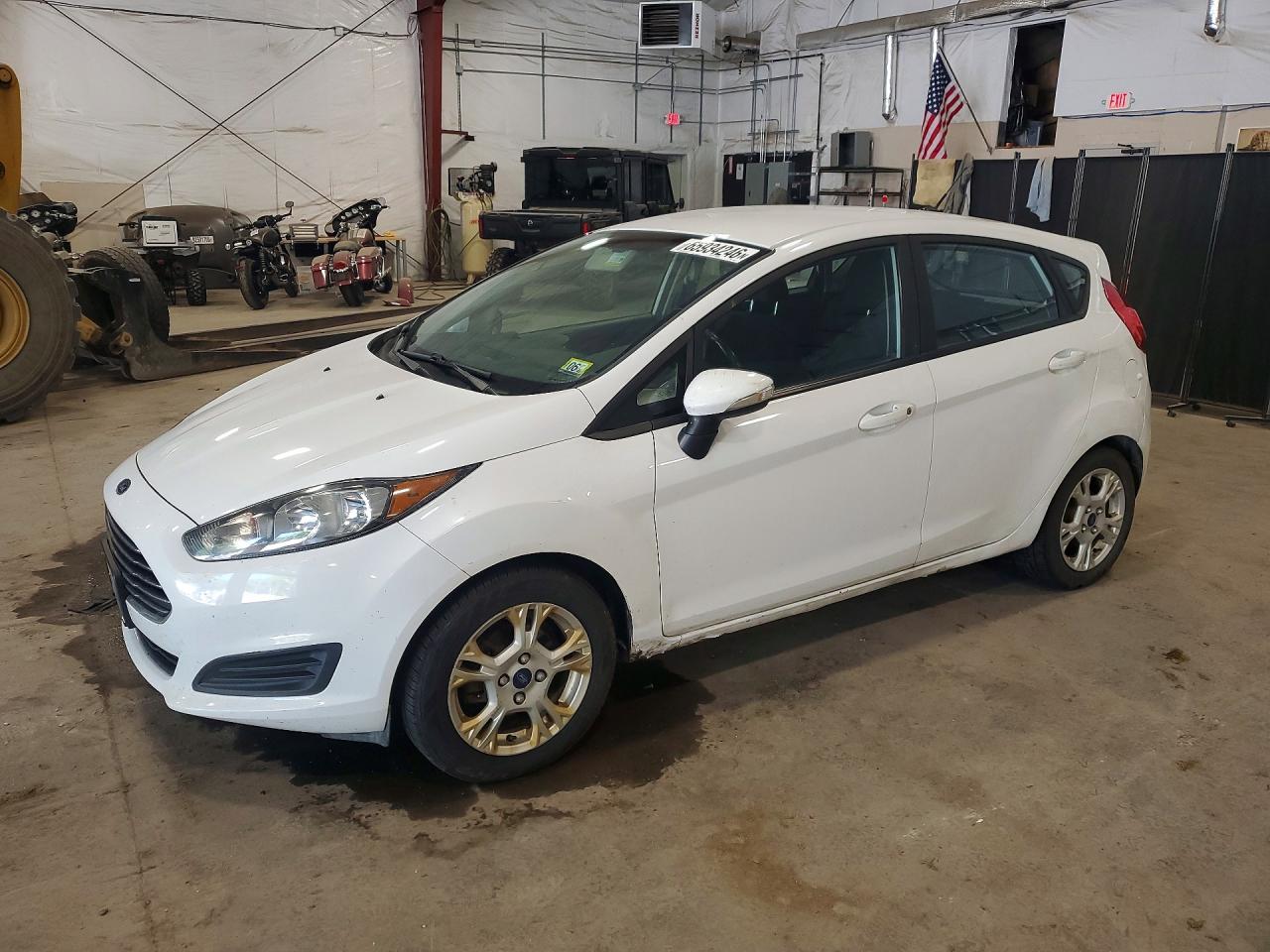 2015 Ford Fiesta Se White vin: 3FADP4EJ5FM179685