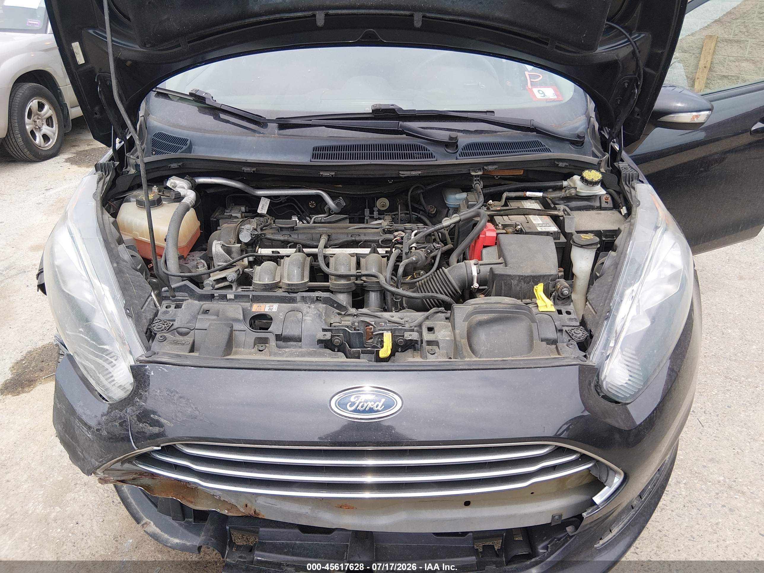 2015 Ford Fiesta Se Black vin: 3FADP4EJ5FM202396