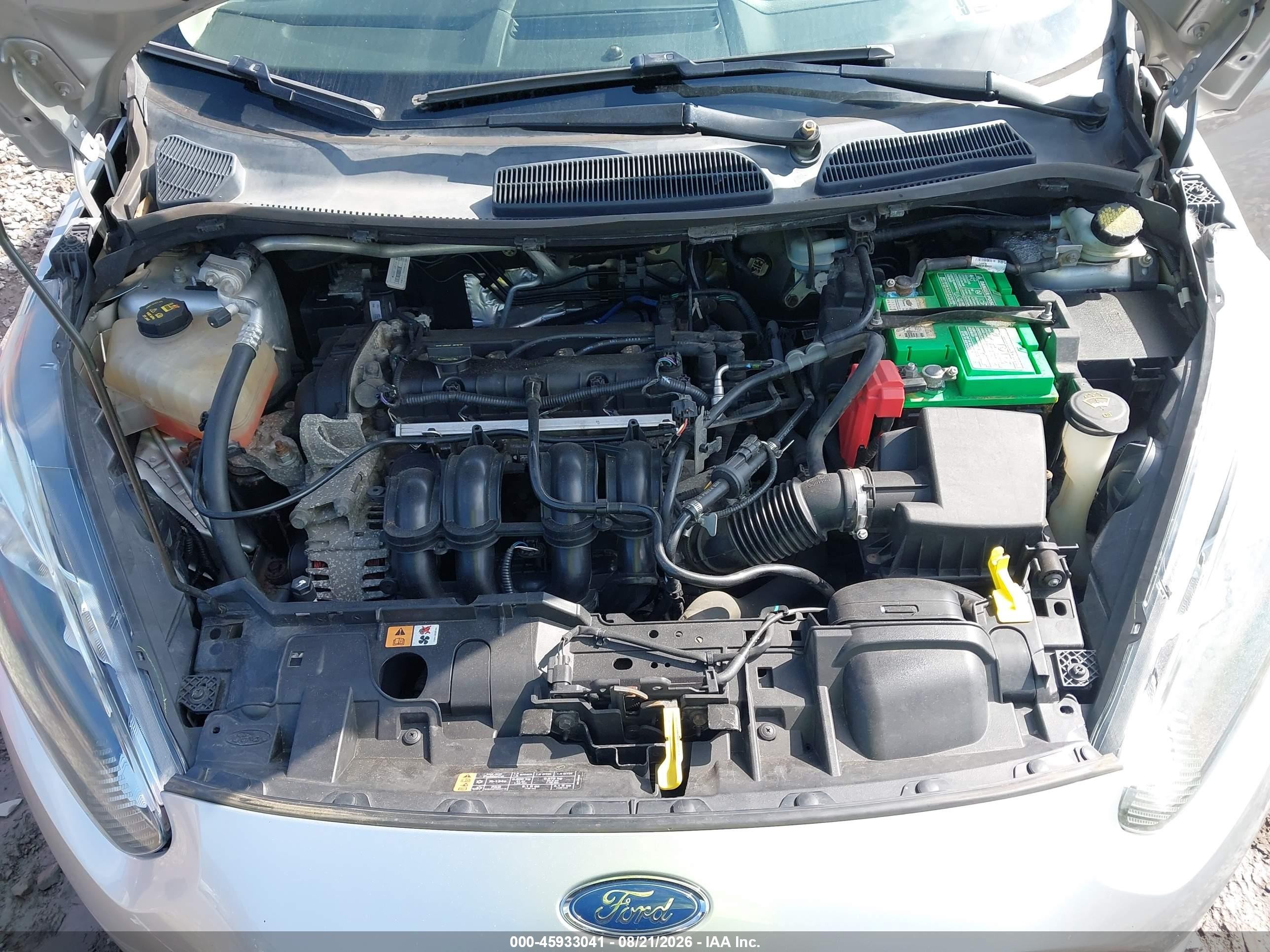 2015 Ford Fiesta Se Silver vin: 3FADP4EJ5FM220154