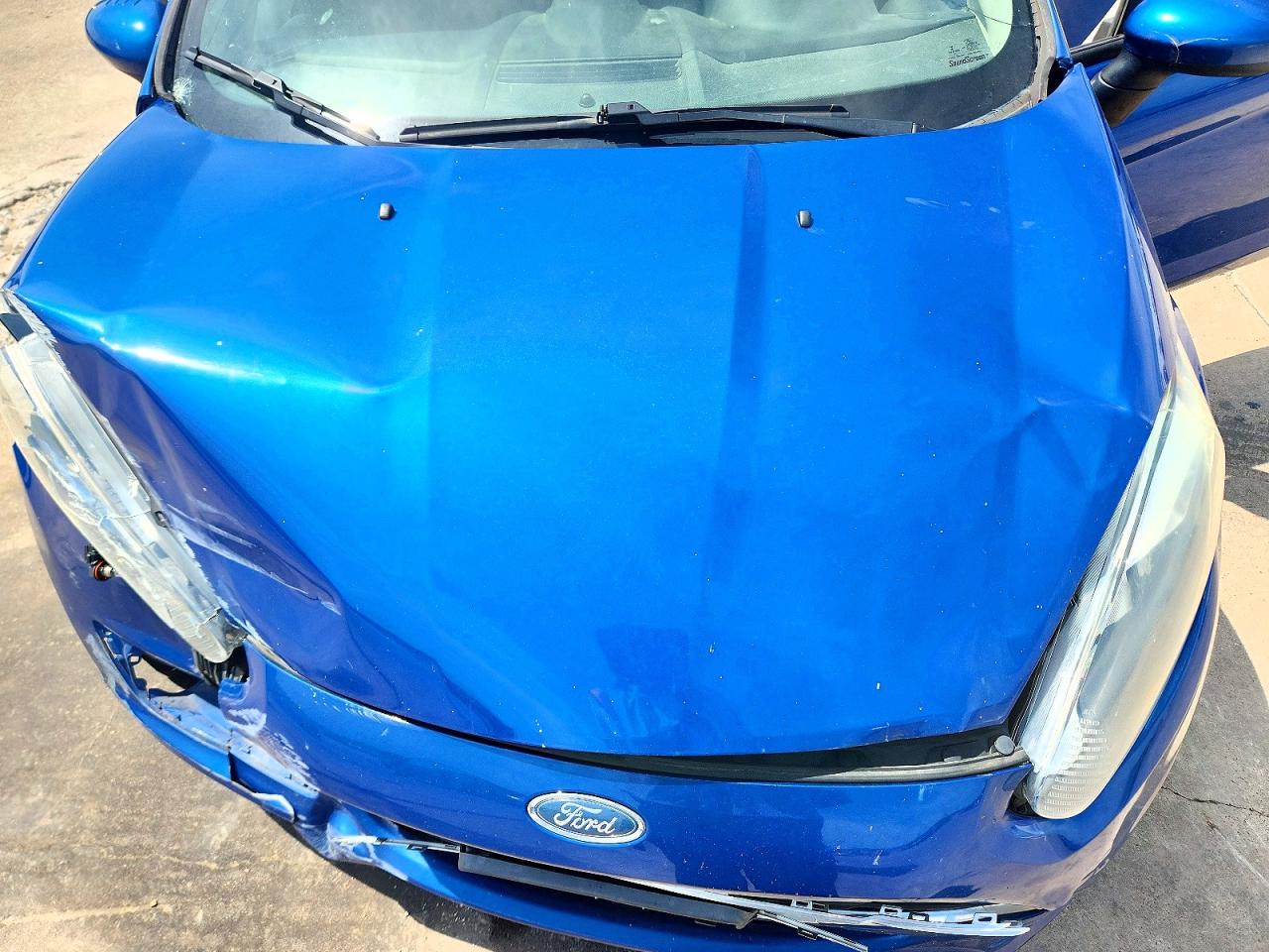 2018 Ford Fiesta Se Синий vin: 3FADP4EJ5JM106910