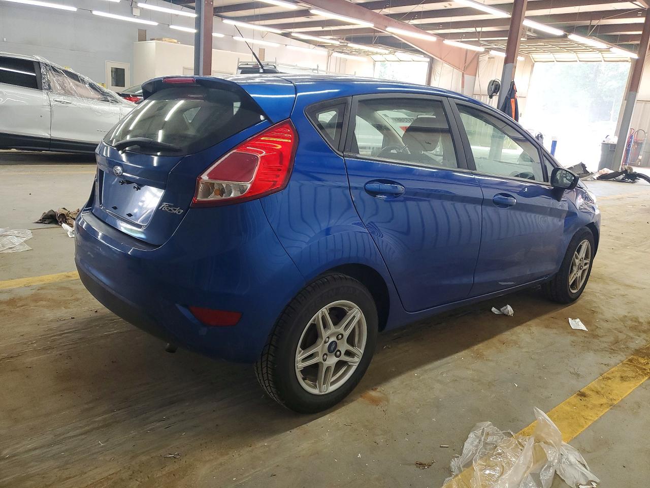 2018 Ford Fiesta Se Синий vin: 3FADP4EJ5JM146159