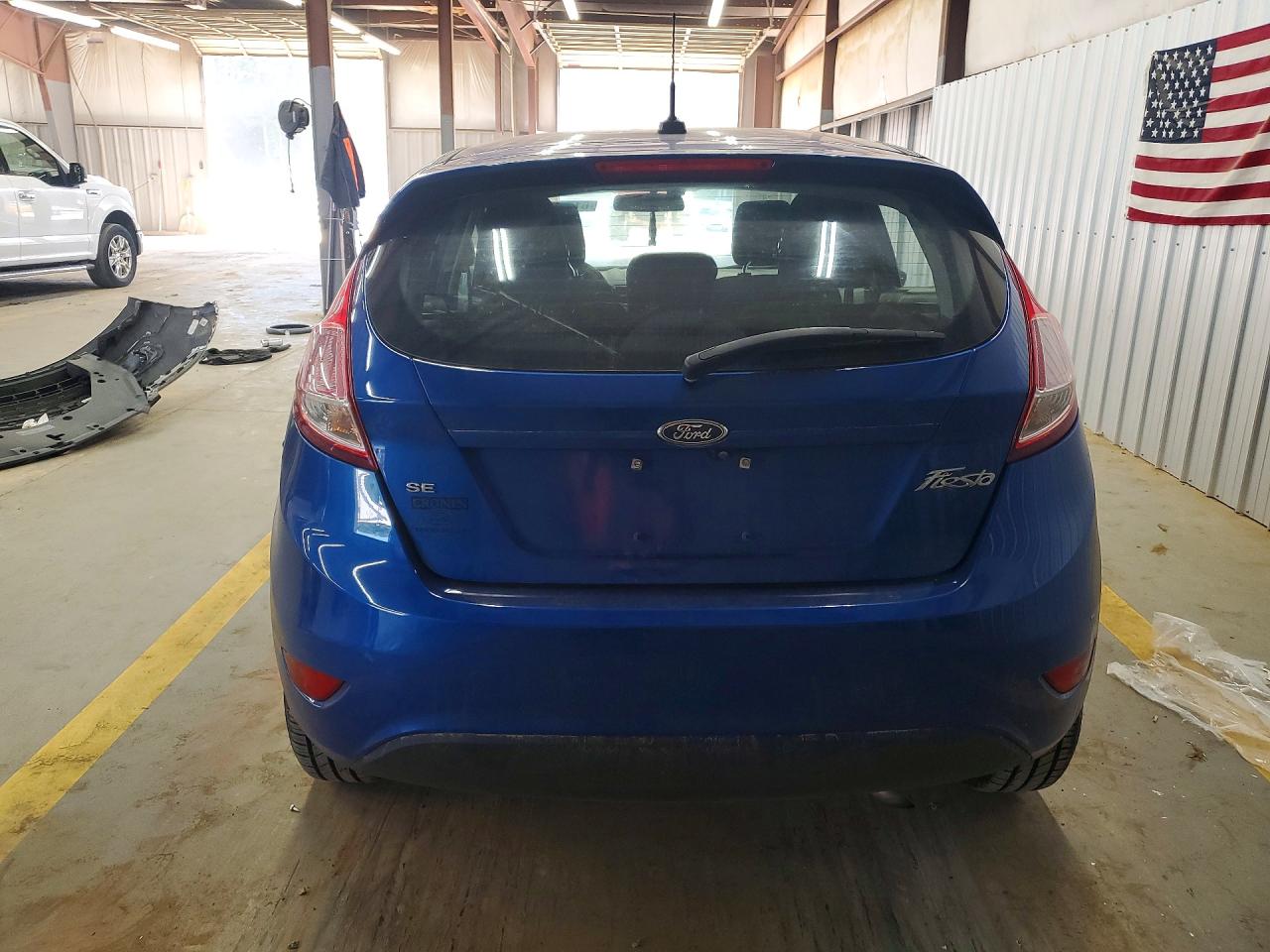 2018 Ford Fiesta Se Синий vin: 3FADP4EJ5JM146159