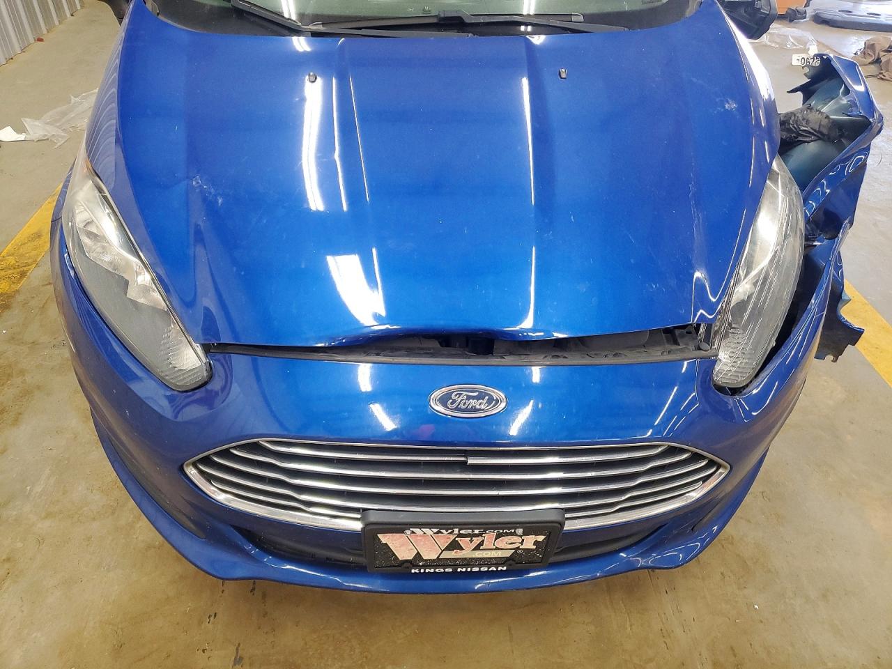 2018 Ford Fiesta Se Синий vin: 3FADP4EJ5JM146159