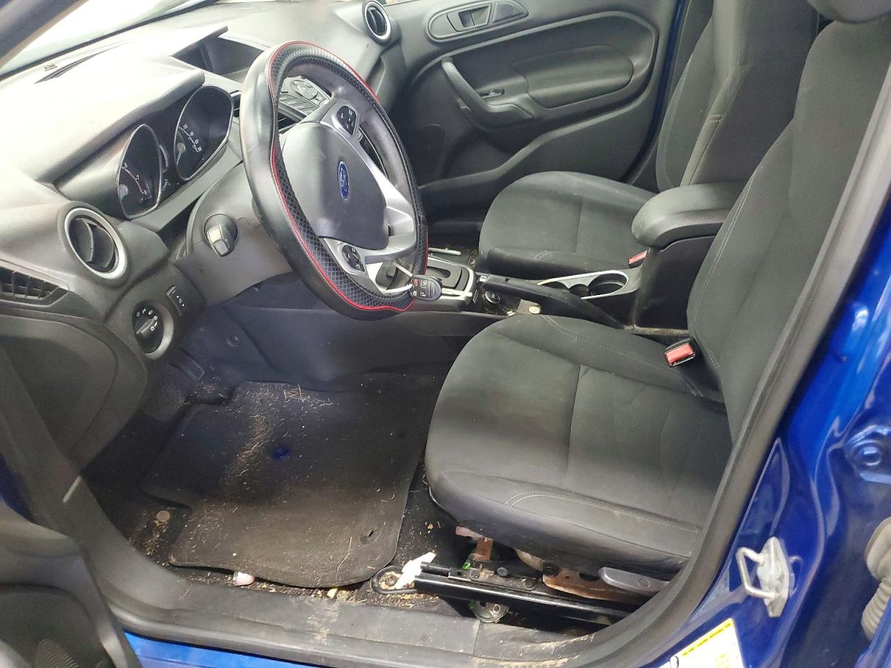 2018 Ford Fiesta Se Синий vin: 3FADP4EJ5JM146159