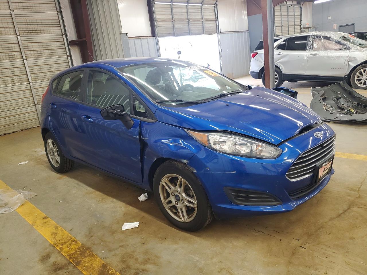 2018 Ford Fiesta Se Синий vin: 3FADP4EJ5JM146159