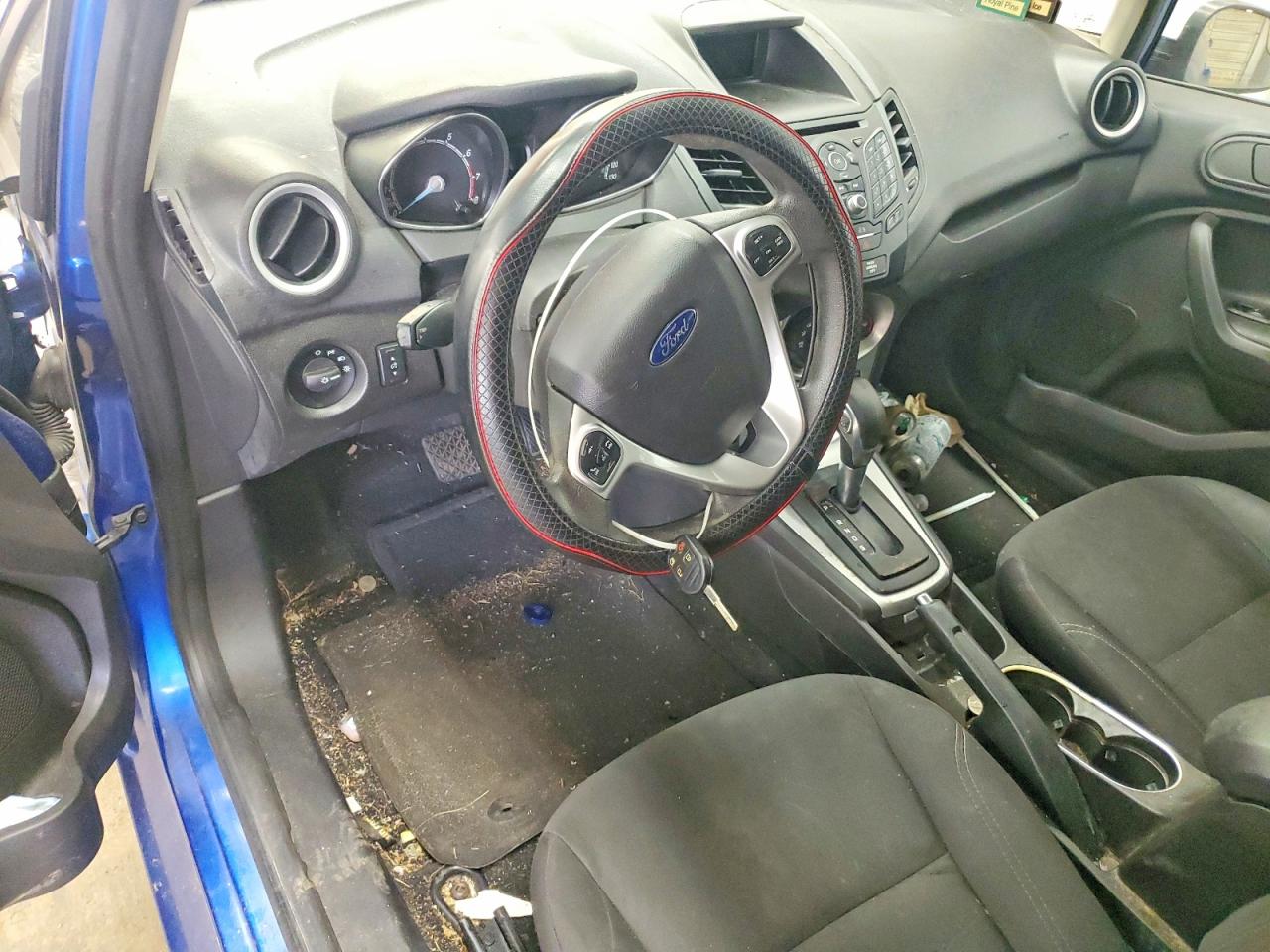 2018 Ford Fiesta Se Синий vin: 3FADP4EJ5JM146159