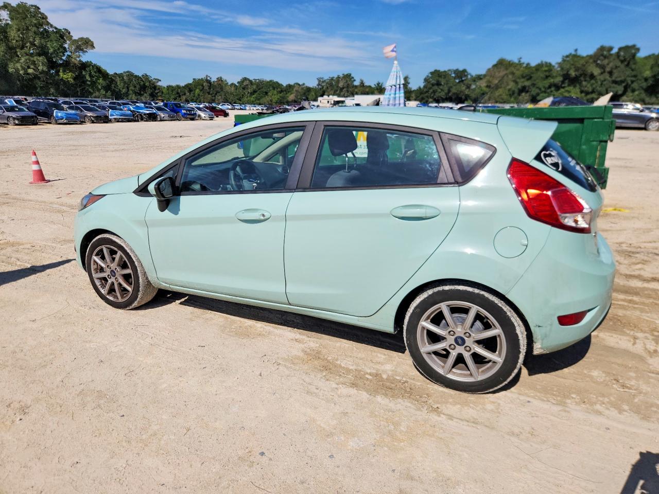 2019 Ford Fiesta Se Turquoise vin: 3FADP4EJ5KM126124