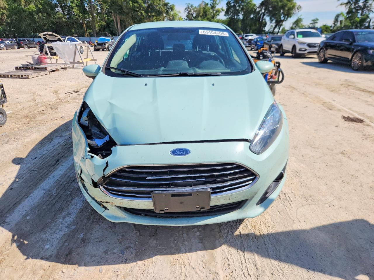 2019 Ford Fiesta Se Turquoise vin: 3FADP4EJ5KM126124