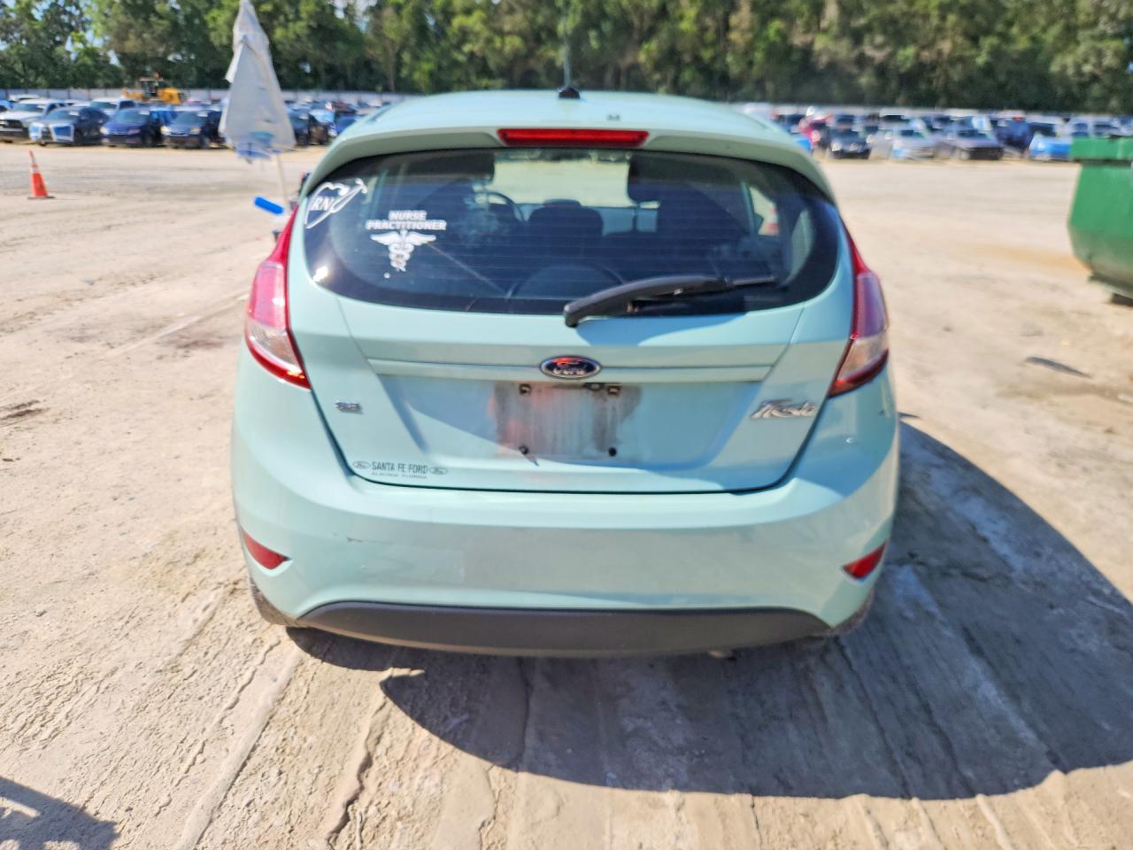 2019 Ford Fiesta Se Turquoise vin: 3FADP4EJ5KM126124