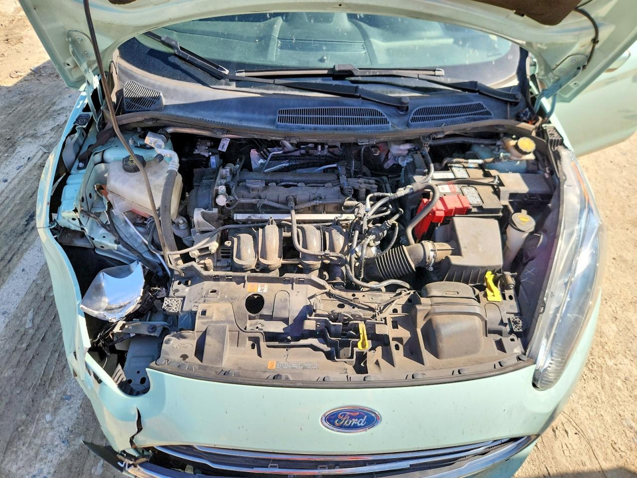 2019 Ford Fiesta Se Turquoise vin: 3FADP4EJ5KM126124