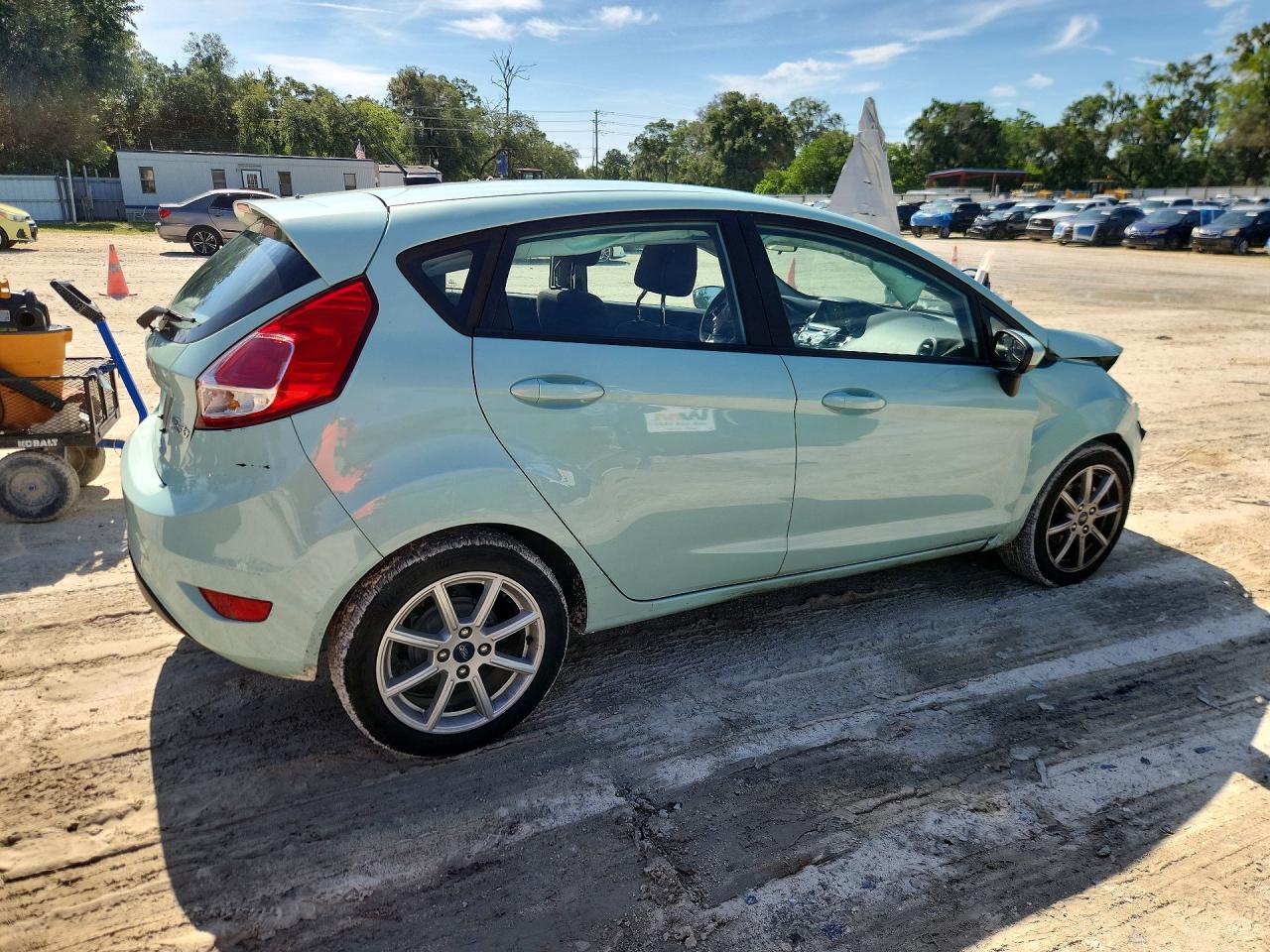 2019 Ford Fiesta Se Turquoise vin: 3FADP4EJ5KM126124