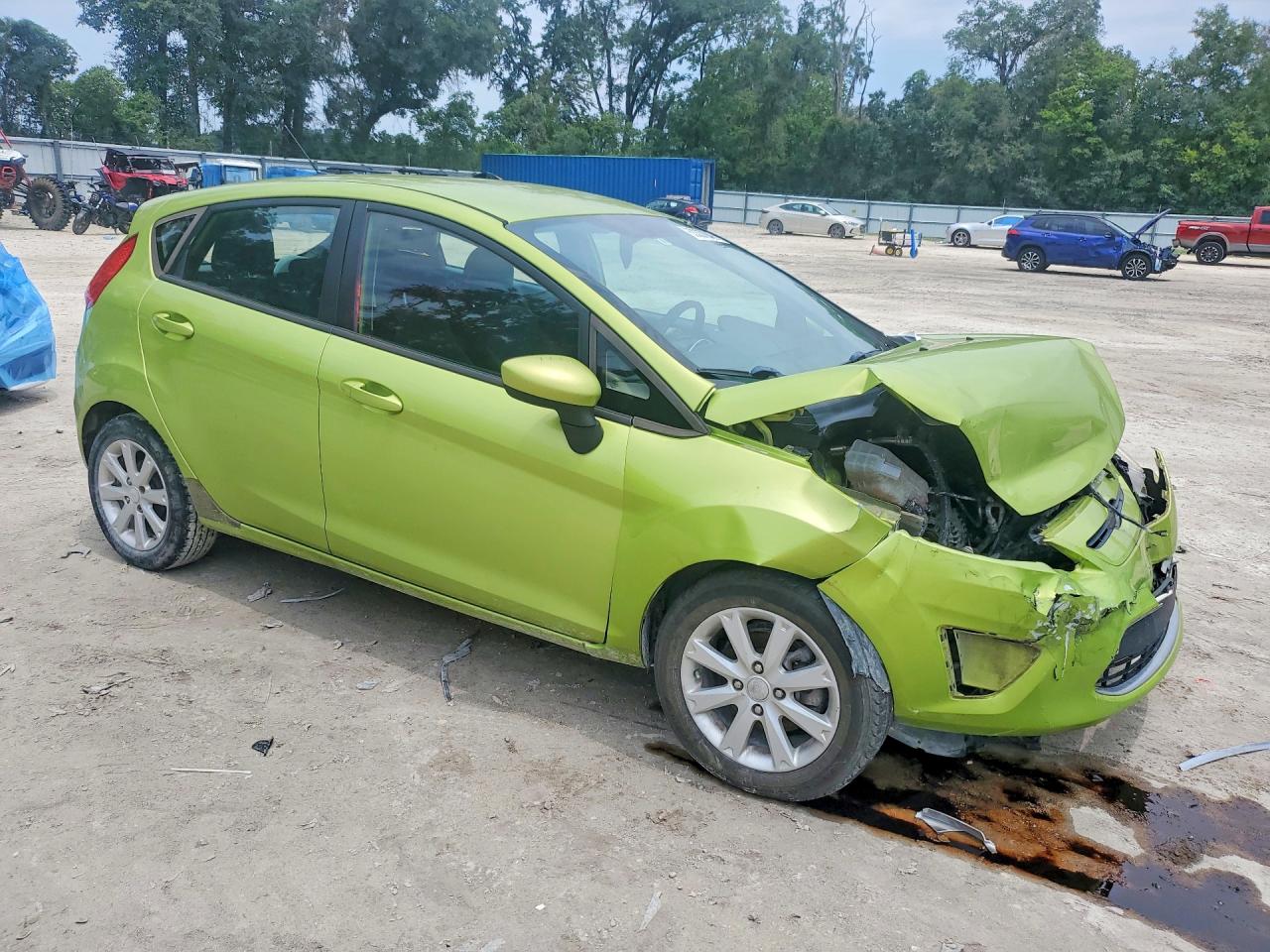 2011 Ford Fiesta Se Зеленый vin: 3FADP4EJ6BM113415