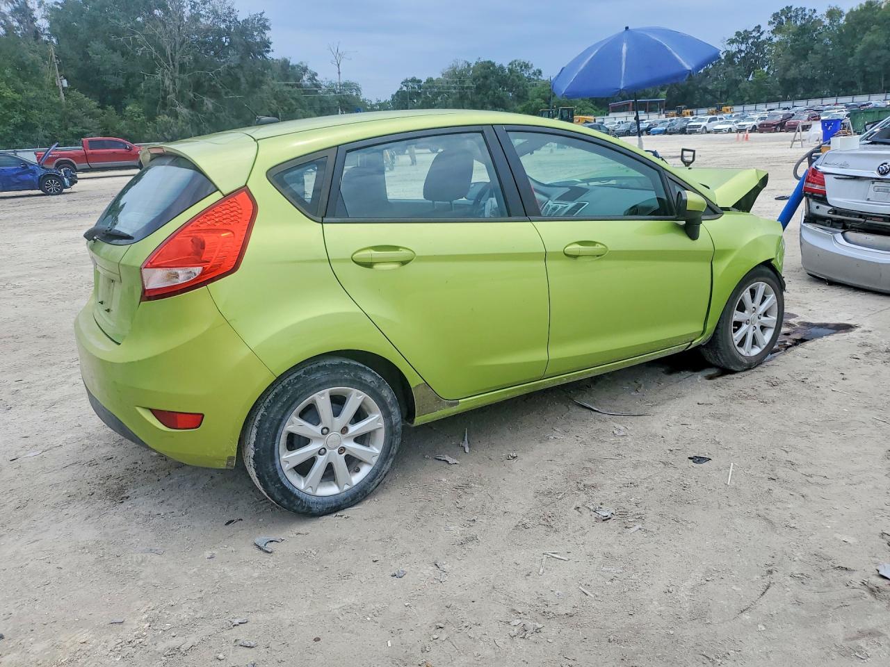 2011 Ford Fiesta Se Зеленый vin: 3FADP4EJ6BM113415