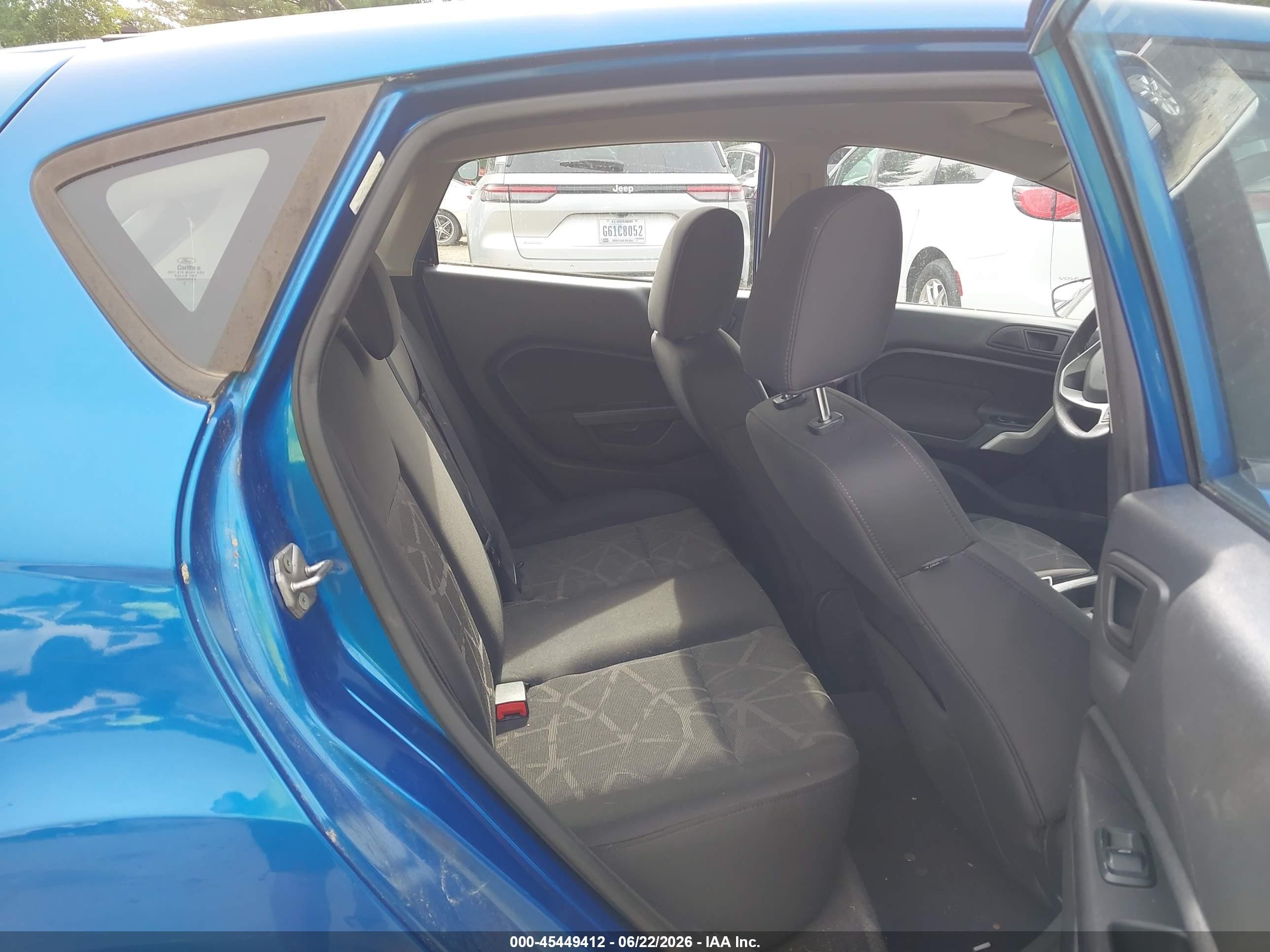 2011 Ford Fiesta Se Blue vin: 3FADP4EJ6BM143997