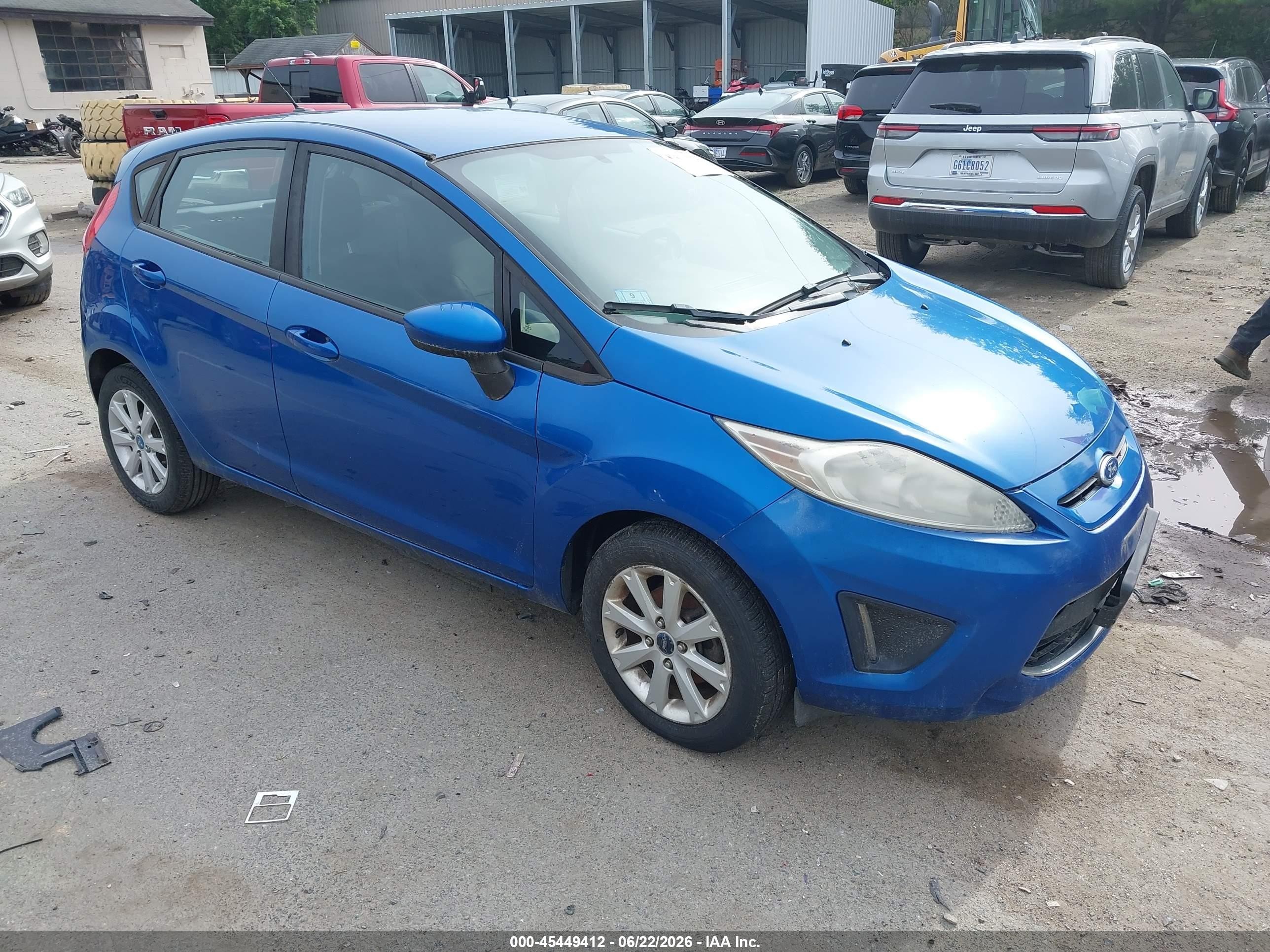 2011 Ford Fiesta Se Blue vin: 3FADP4EJ6BM143997