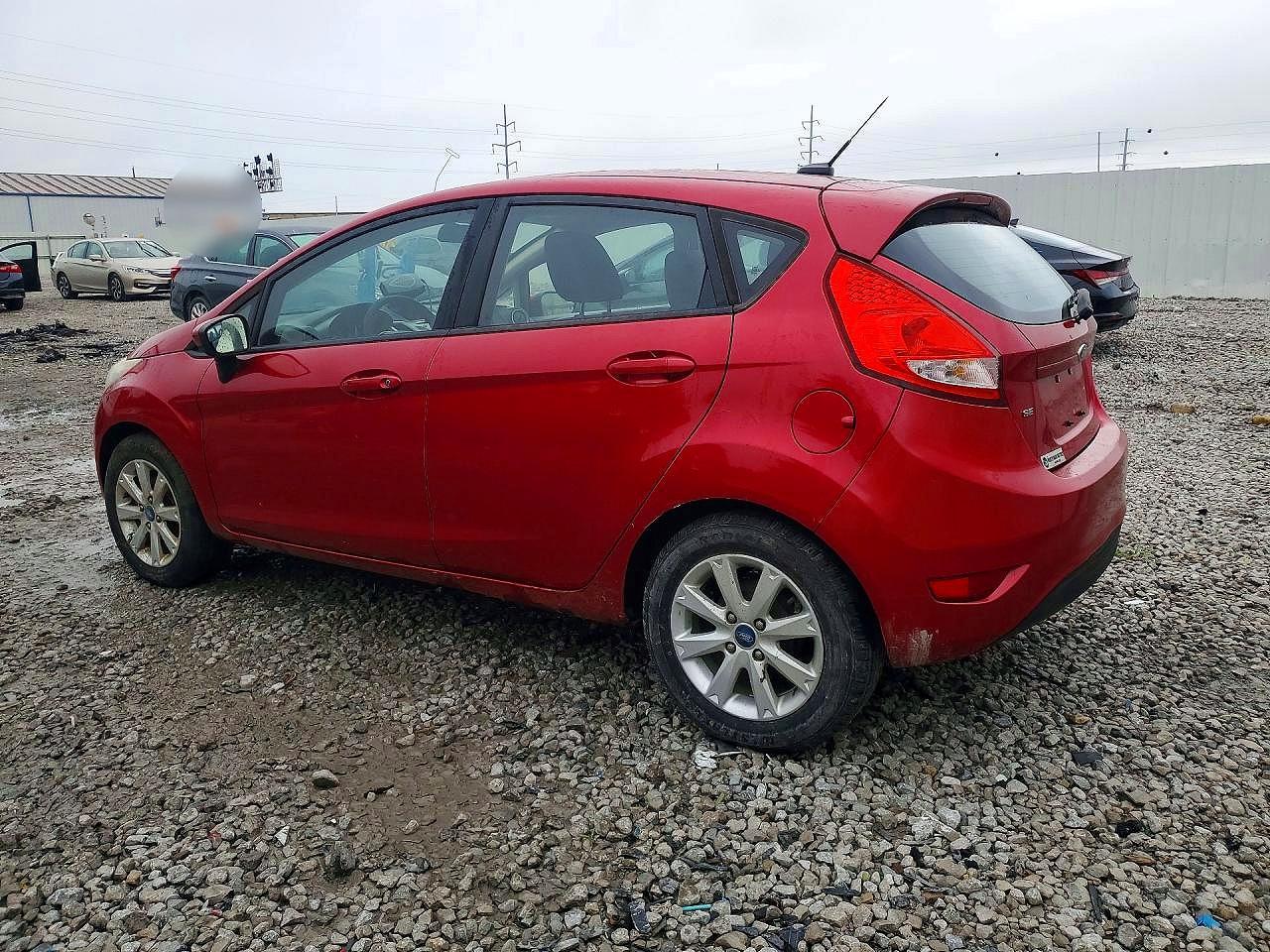 2012 Ford Fiesta Se Красный vin: 3FADP4EJ6CM114839