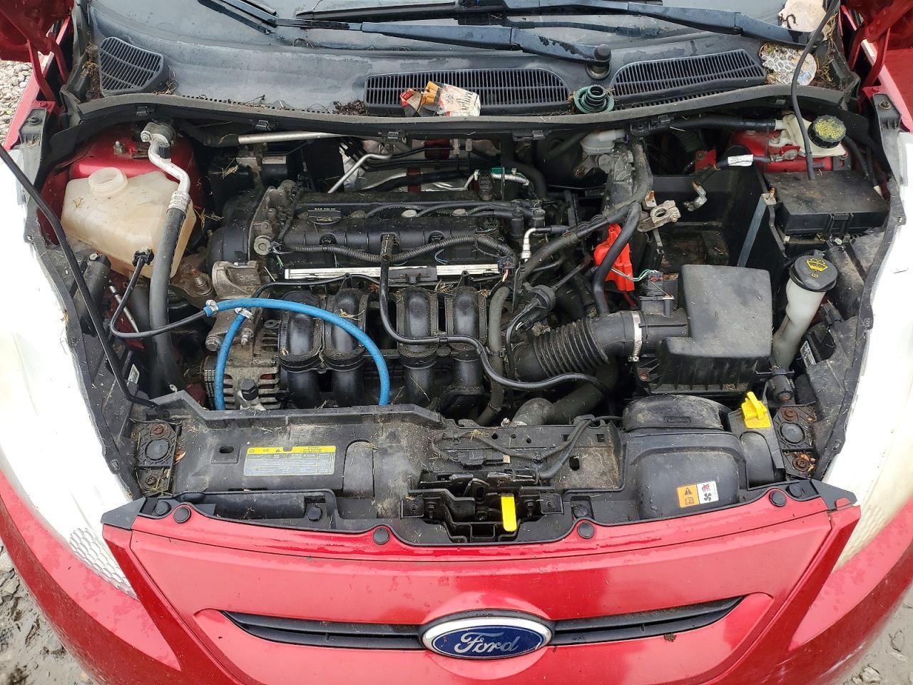 2012 Ford Fiesta Se Красный vin: 3FADP4EJ6CM114839