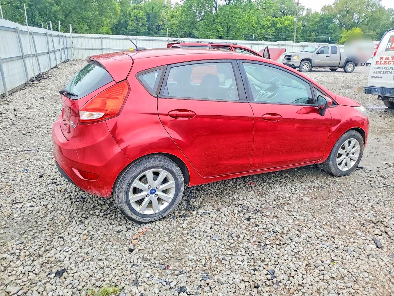 2012 Ford Fiesta Se Красный vin: 3FADP4EJ6CM114839