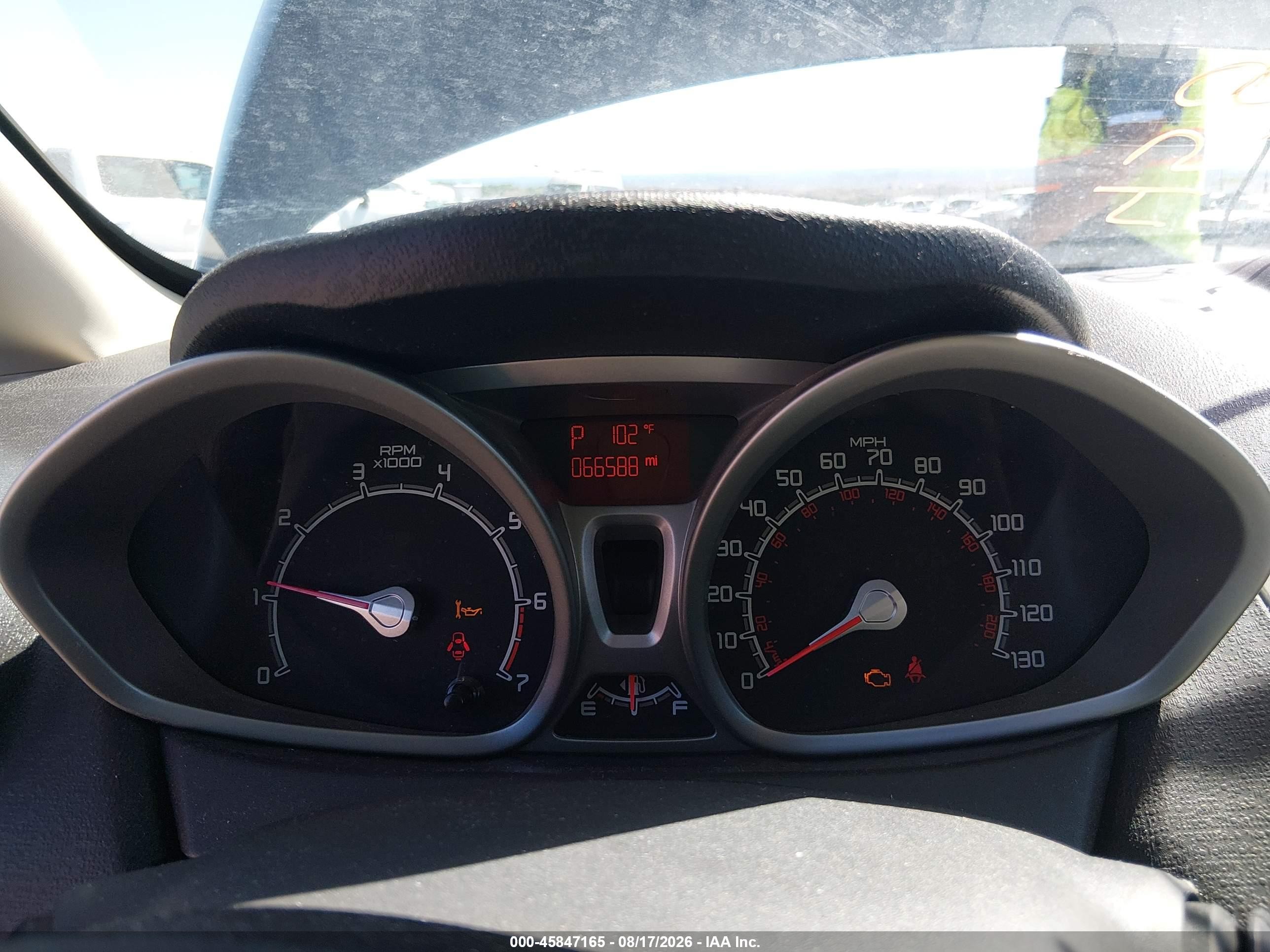 2012 Ford Fiesta Se Синий vin: 3FADP4EJ6CM118339