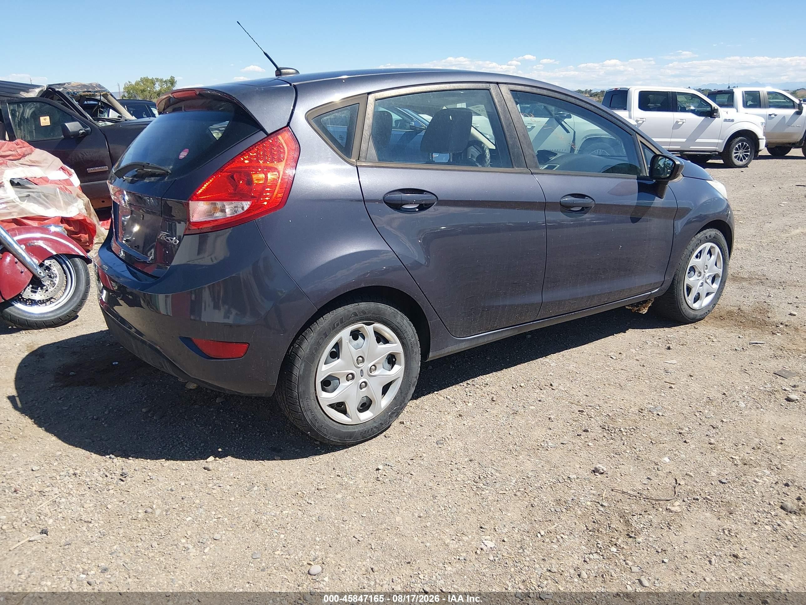 2012 Ford Fiesta Se Синий vin: 3FADP4EJ6CM118339