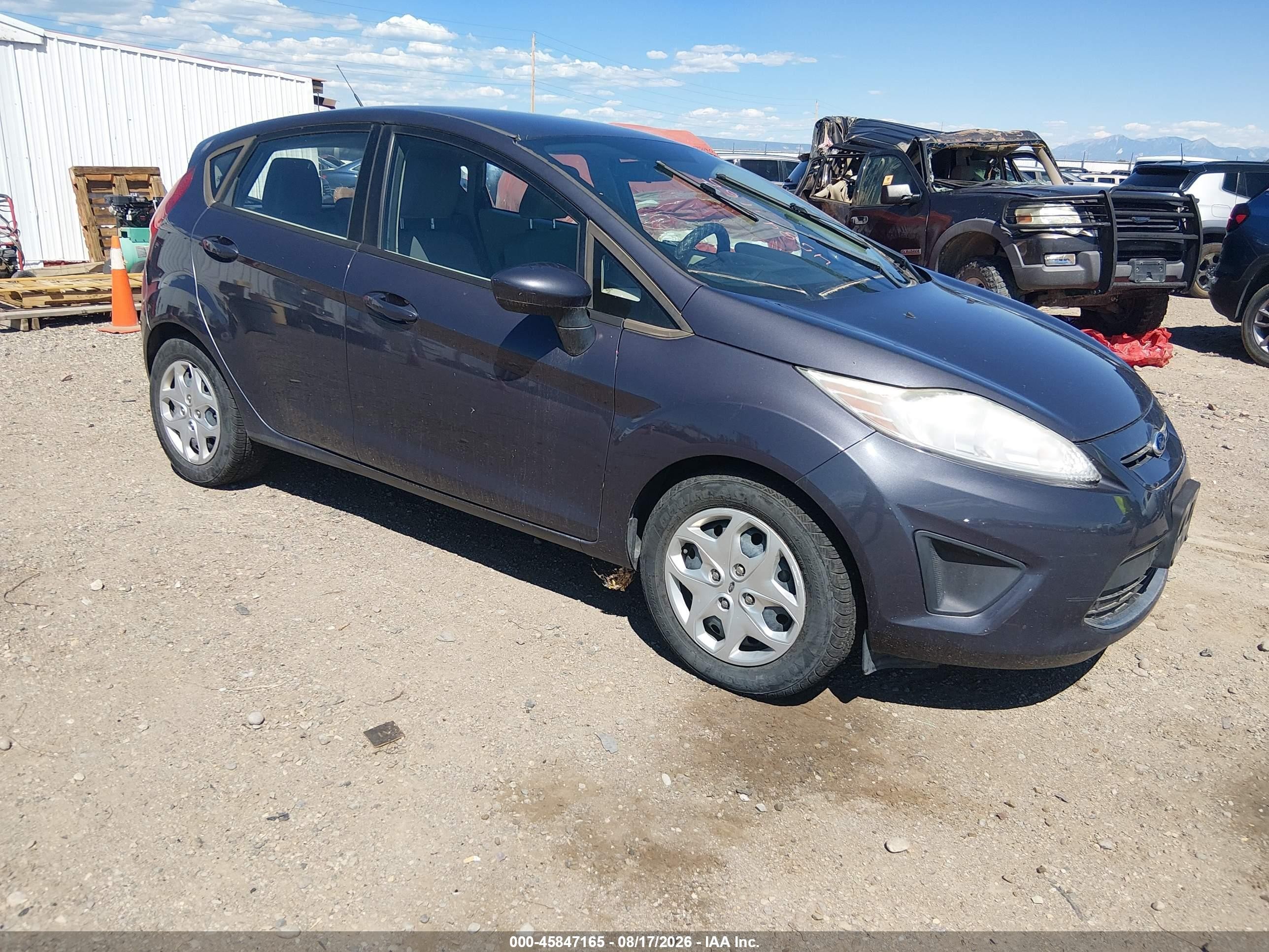 2012 Ford Fiesta Se Синий vin: 3FADP4EJ6CM118339