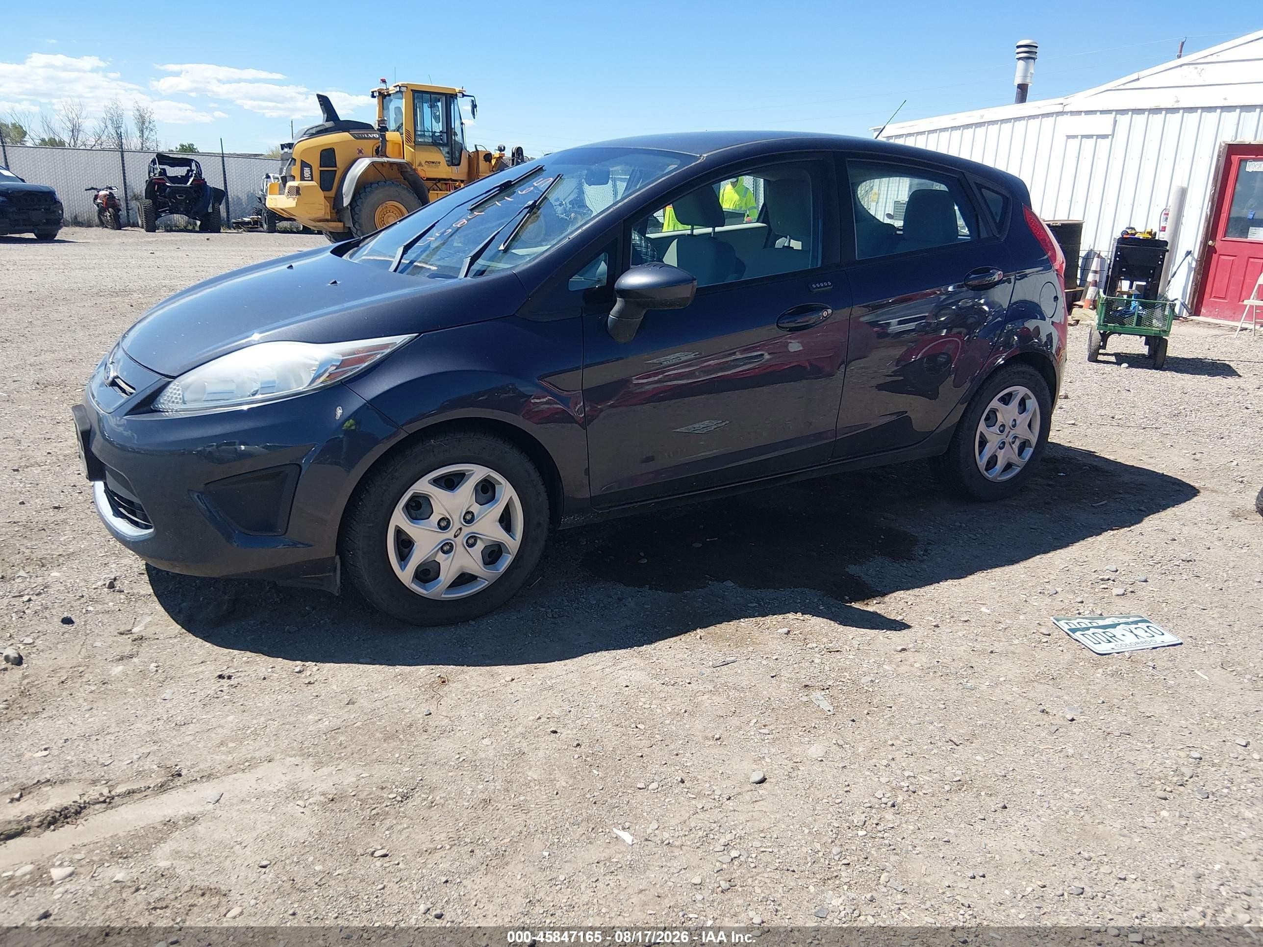 2012 Ford Fiesta Se Синий vin: 3FADP4EJ6CM118339