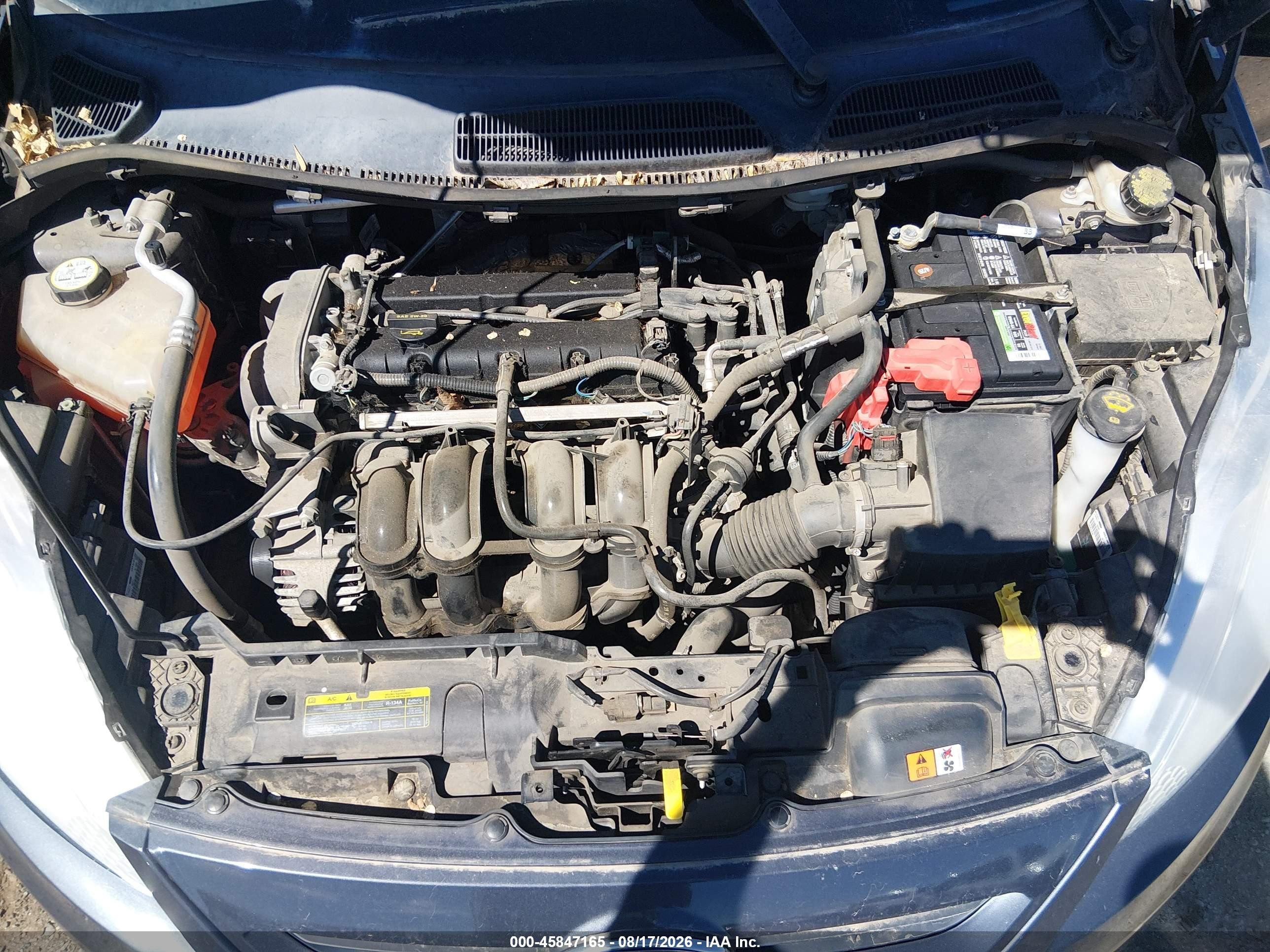2012 Ford Fiesta Se Синий vin: 3FADP4EJ6CM118339