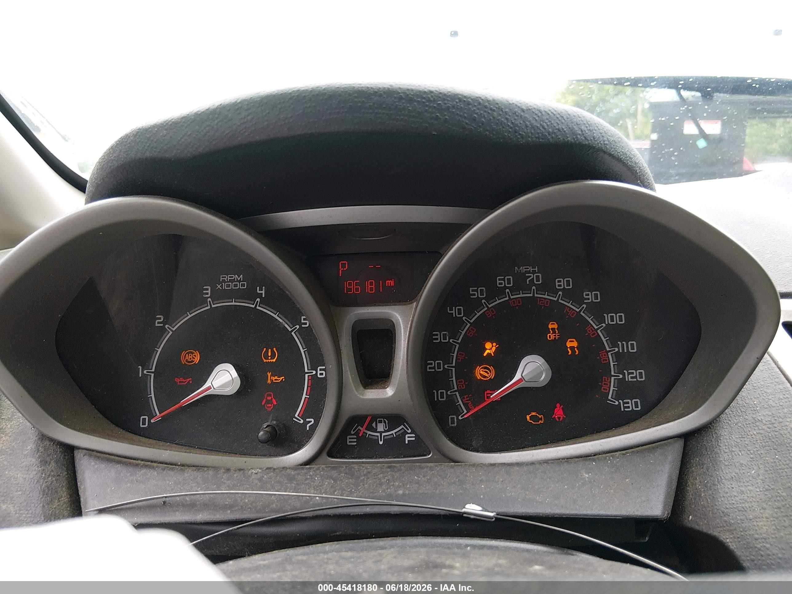 2012 Ford Fiesta Se Silver vin: 3FADP4EJ6CM132287