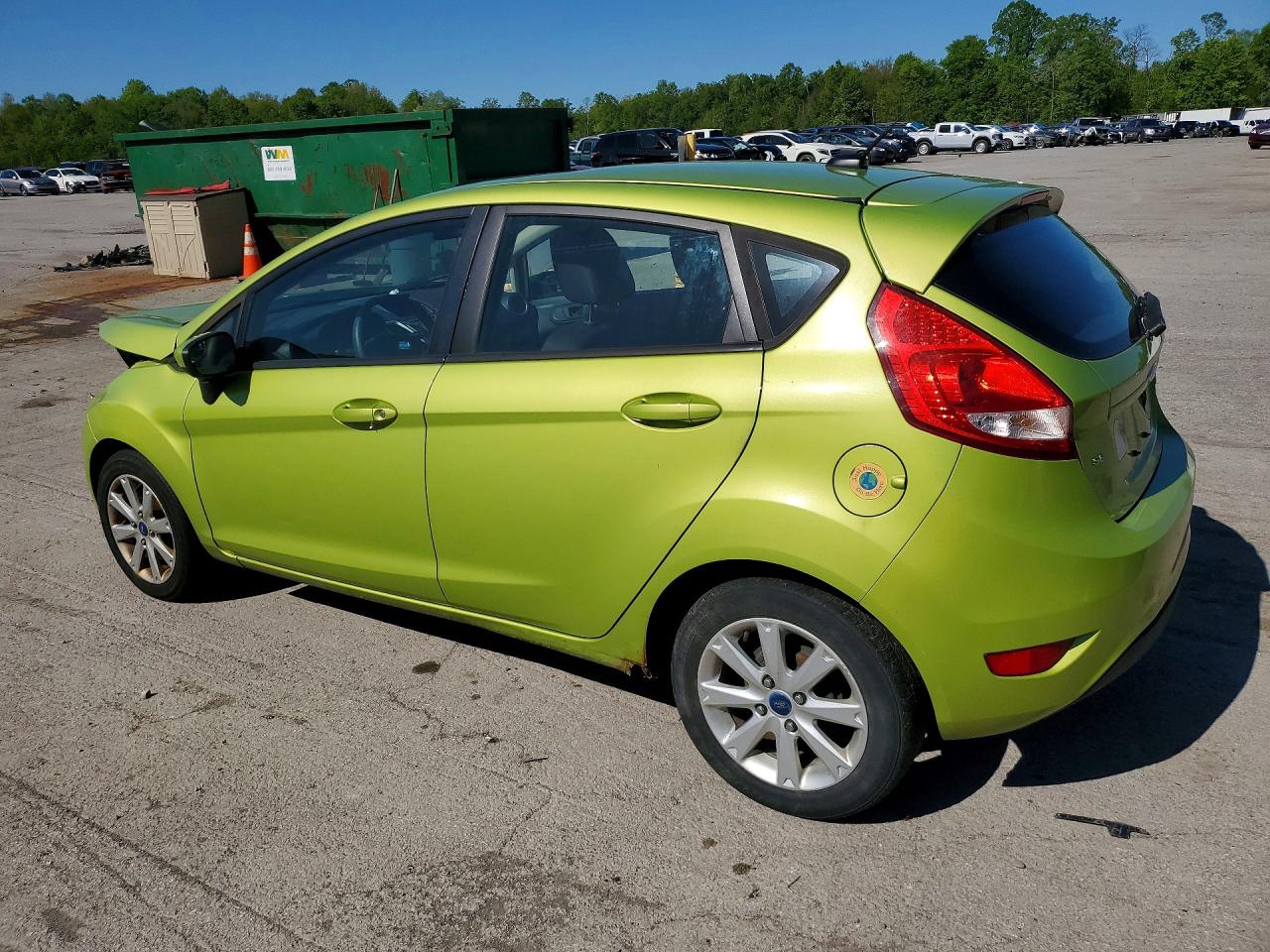 2012 Ford Fiesta Se Green vin: 3FADP4EJ6CM157478