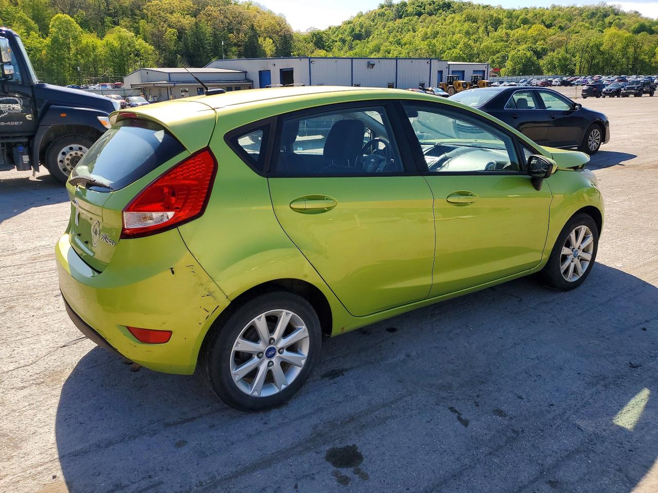 2012 Ford Fiesta Se Green vin: 3FADP4EJ6CM157478