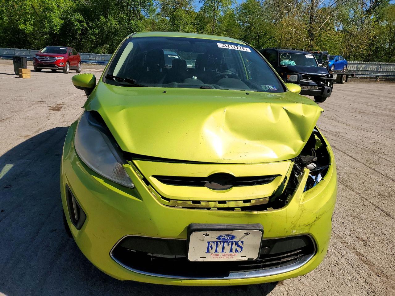 2012 Ford Fiesta Se Green vin: 3FADP4EJ6CM157478