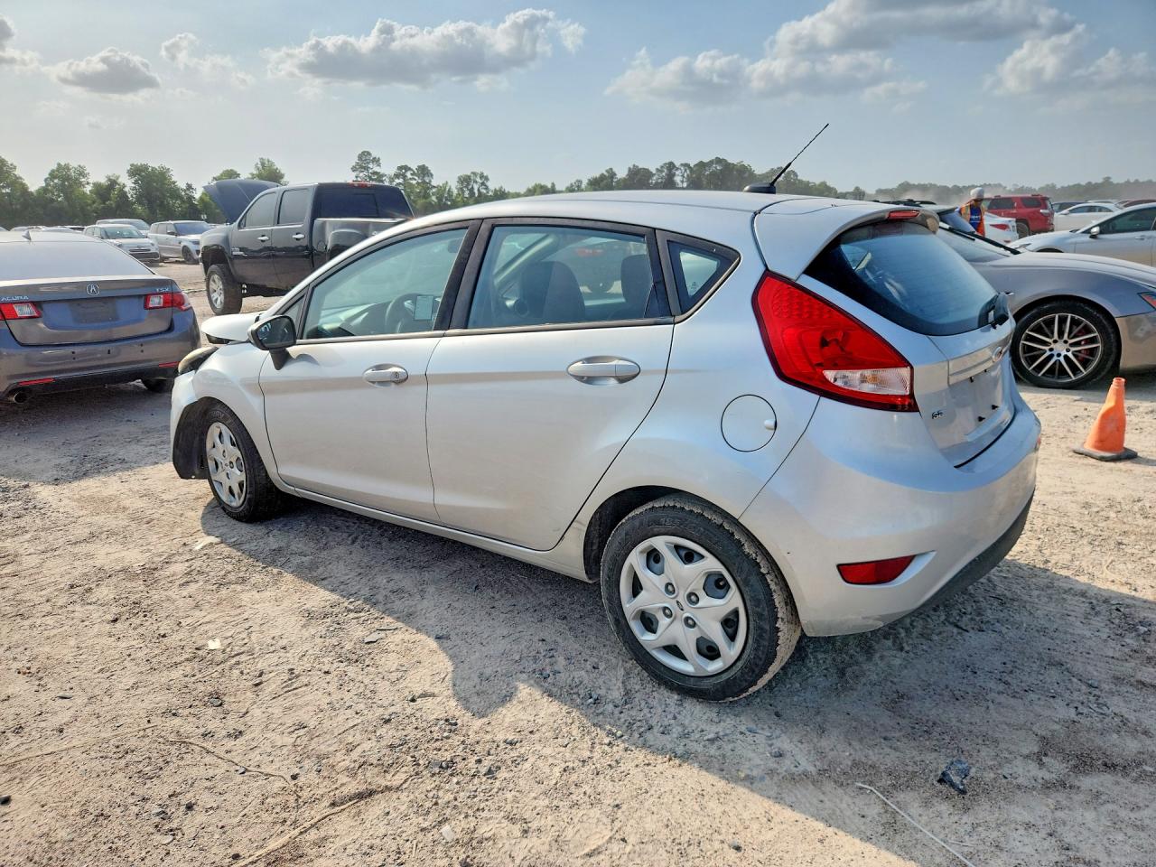 2012 Ford Fiesta Se Silver vin: 3FADP4EJ6CM159036