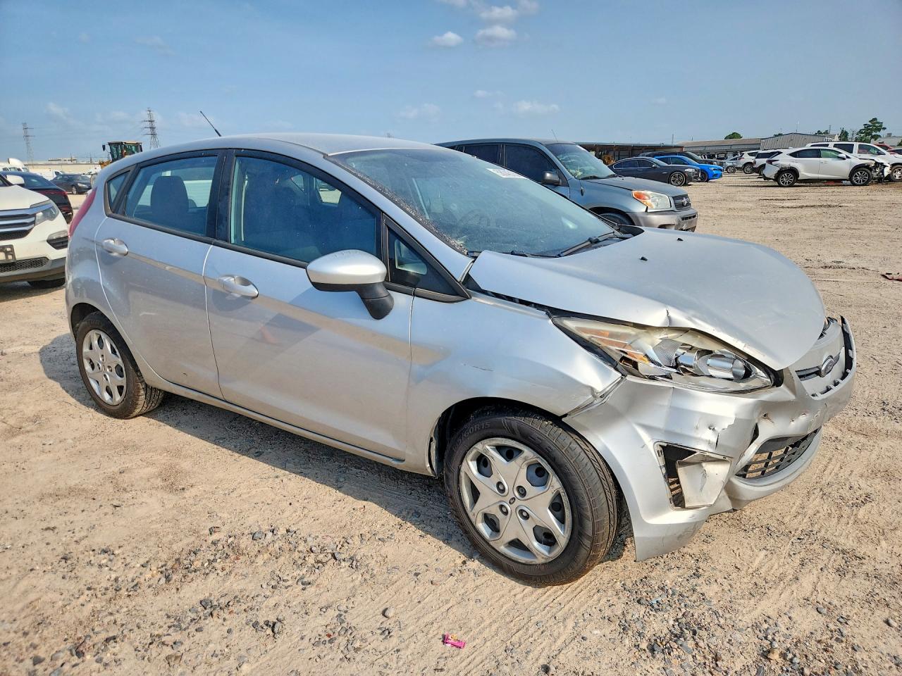 2012 Ford Fiesta Se Silver vin: 3FADP4EJ6CM159036