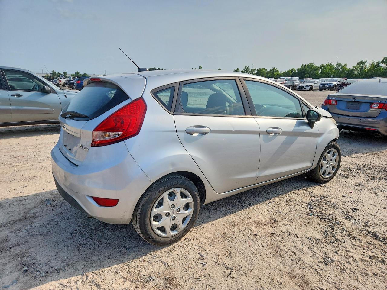 2012 Ford Fiesta Se Silver vin: 3FADP4EJ6CM159036