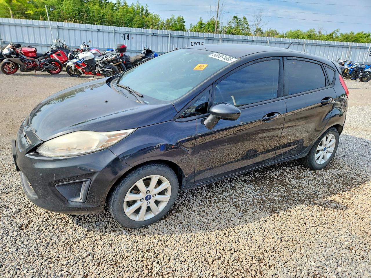 2013 Ford Fiesta Se Black vin: 3FADP4EJ6DM115572