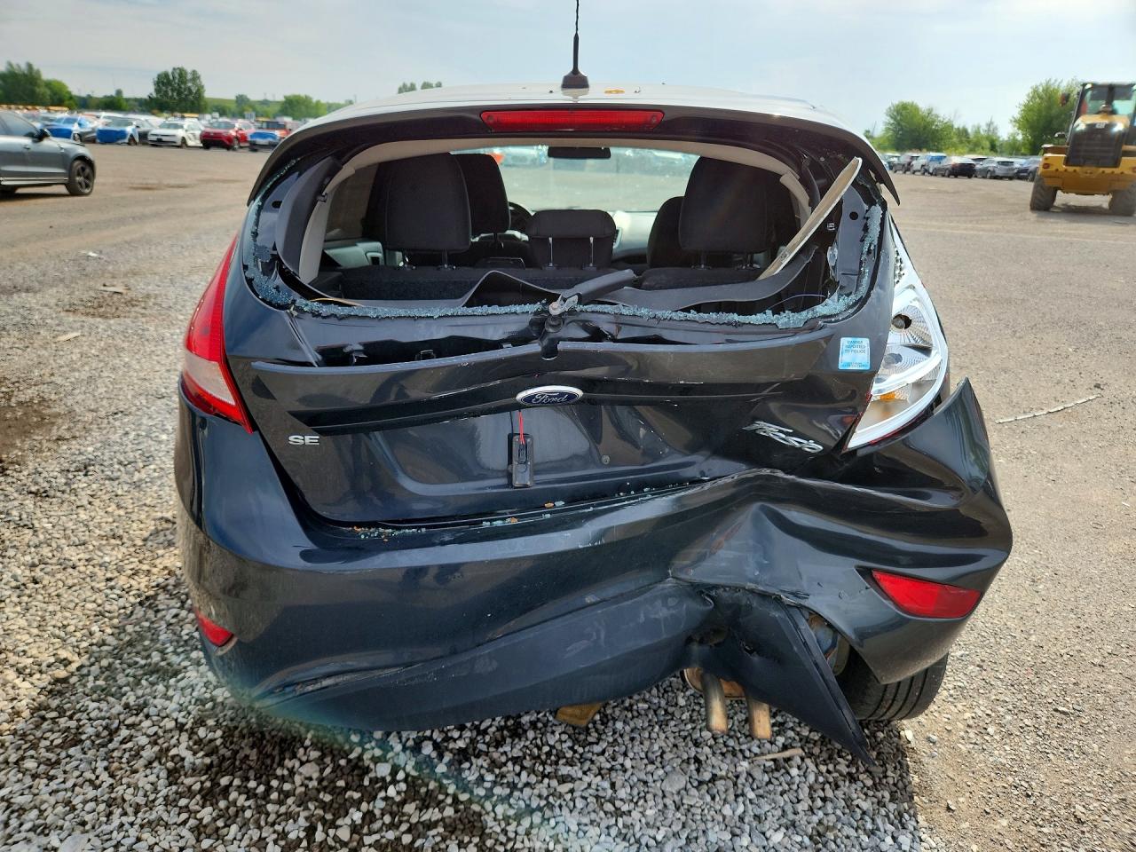 2013 Ford Fiesta Se Black vin: 3FADP4EJ6DM115572