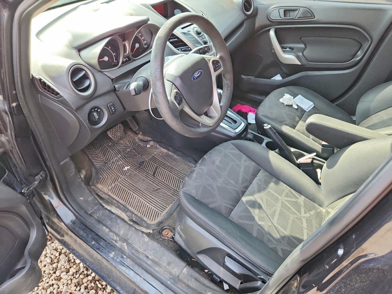 2013 Ford Fiesta Se Black vin: 3FADP4EJ6DM115572