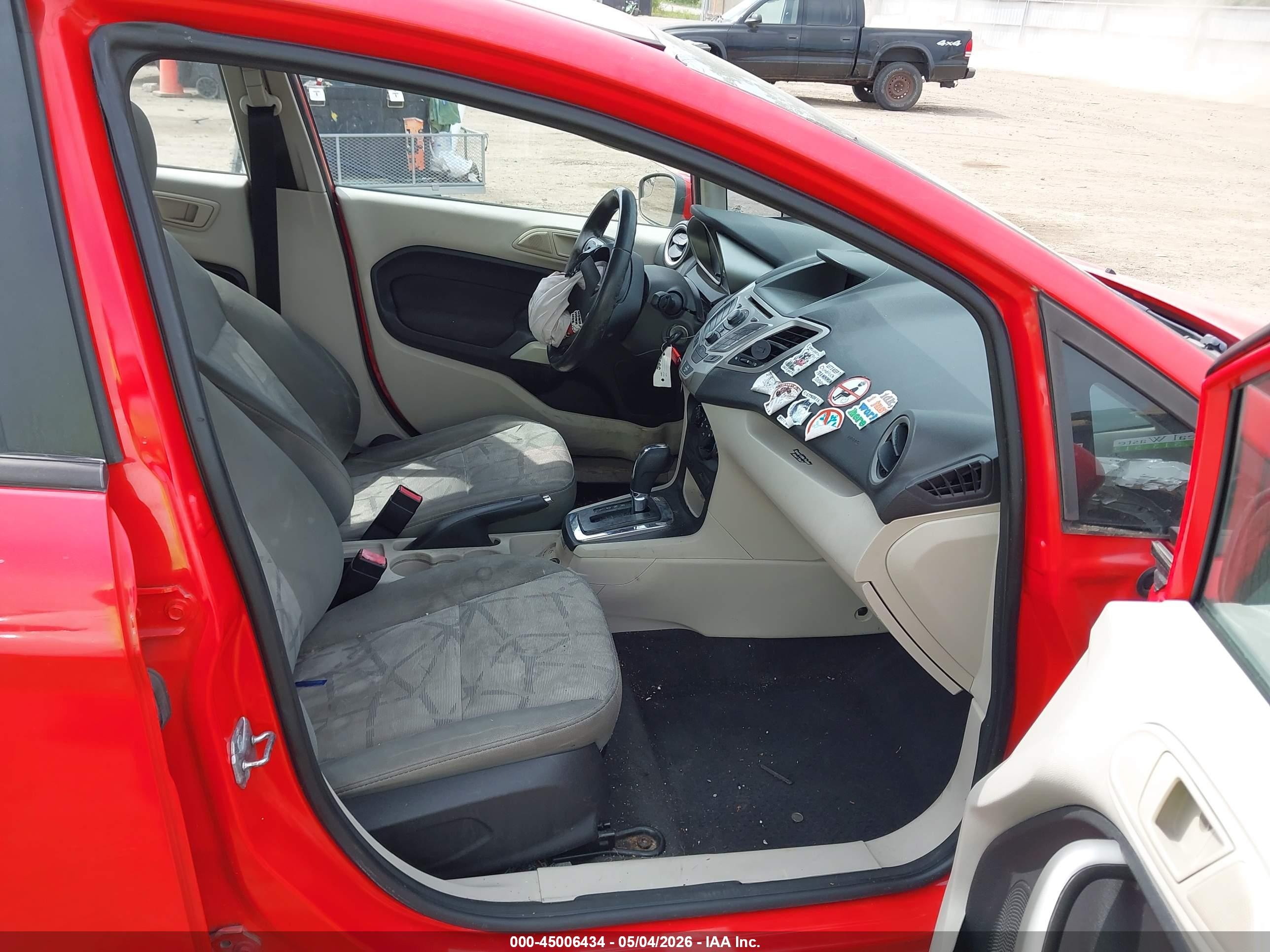 2013 Ford Fiesta Se Red vin: 3FADP4EJ6DM174850
