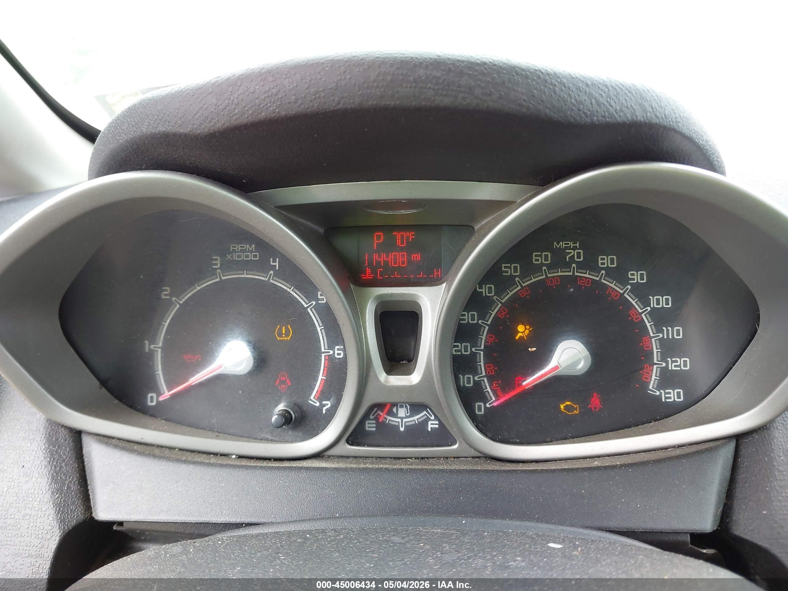 2013 Ford Fiesta Se Red vin: 3FADP4EJ6DM174850