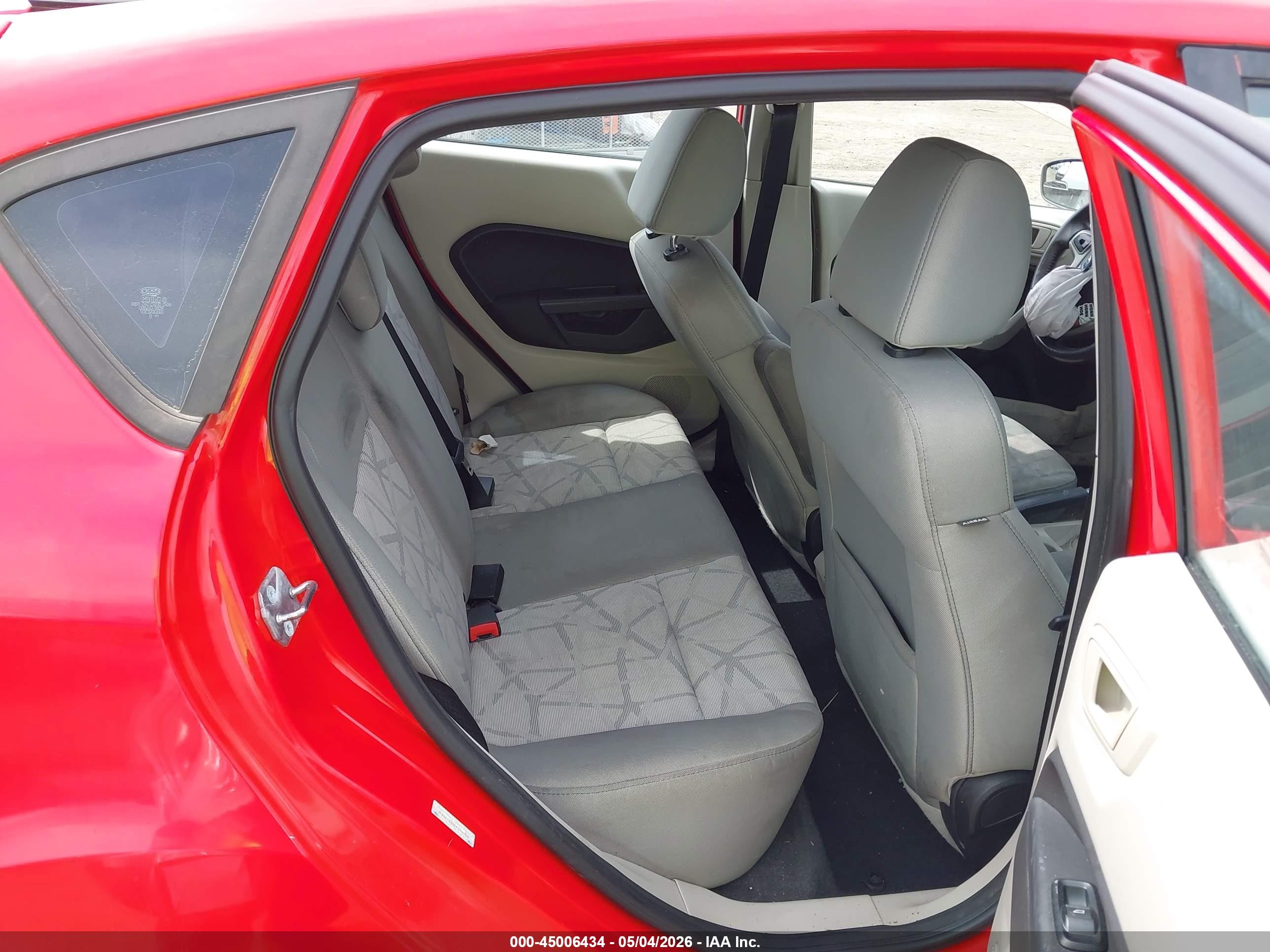 2013 Ford Fiesta Se Red vin: 3FADP4EJ6DM174850