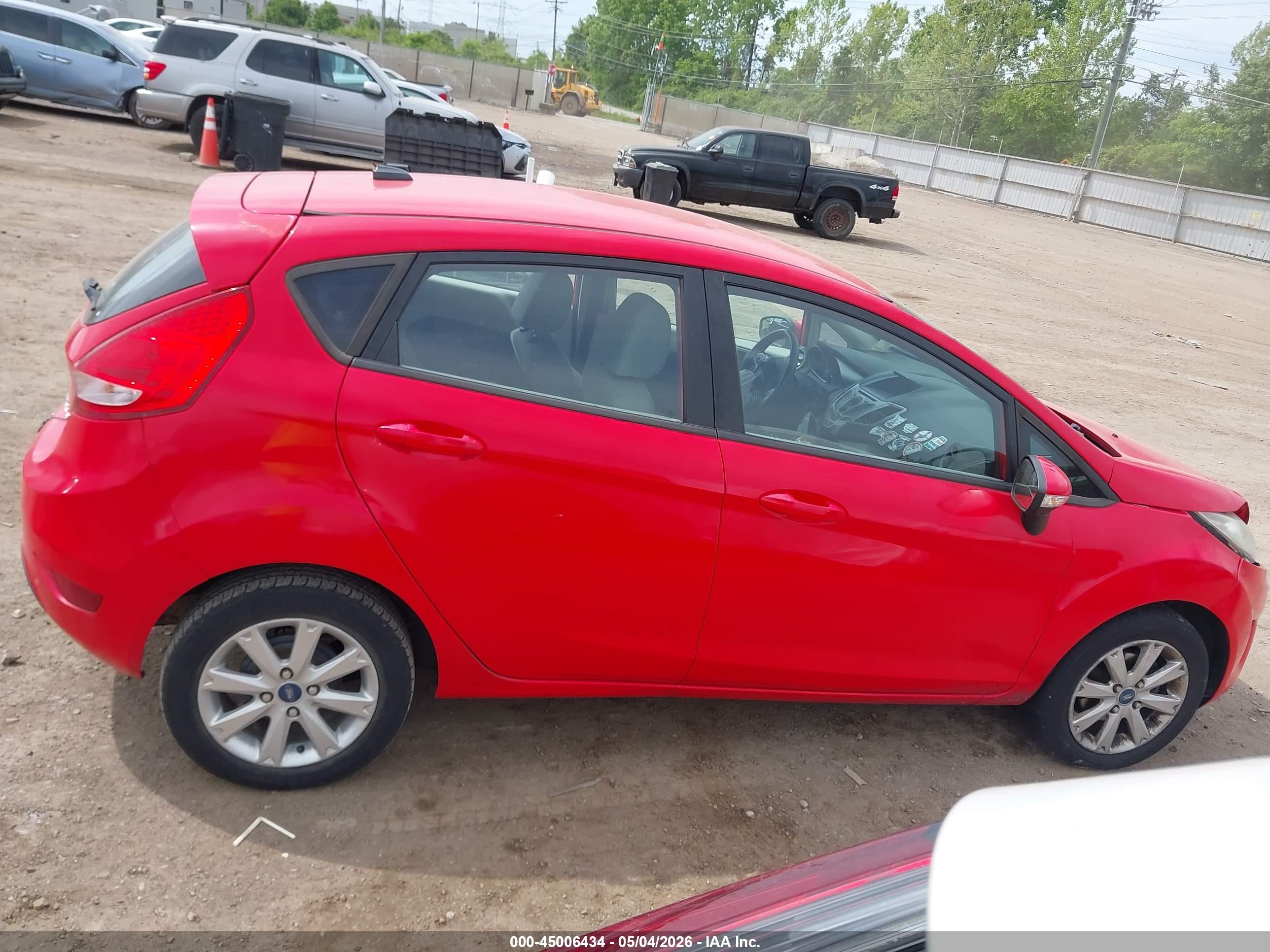 2013 Ford Fiesta Se Red vin: 3FADP4EJ6DM174850