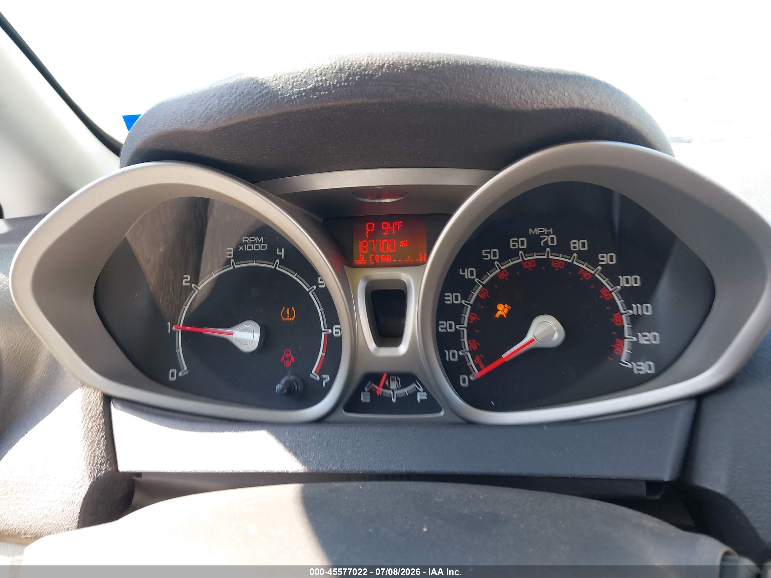 2013 Ford Fiesta Se White vin: 3FADP4EJ6DM176582