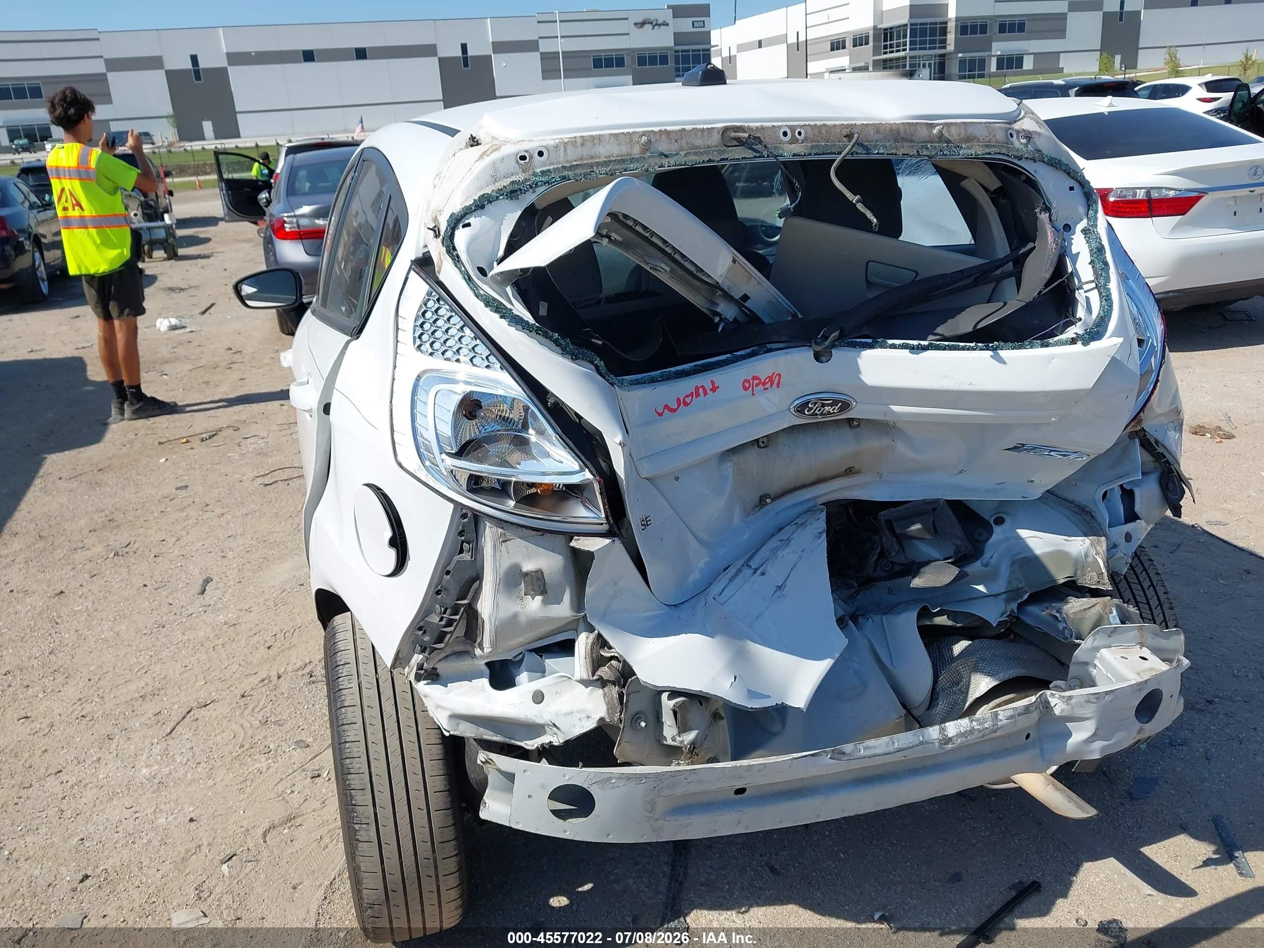 2013 Ford Fiesta Se White vin: 3FADP4EJ6DM176582