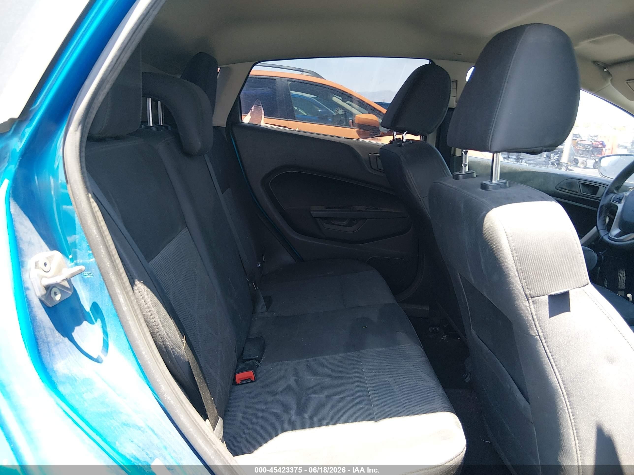 2013 Ford Fiesta Se Blue vin: 3FADP4EJ6DM186223