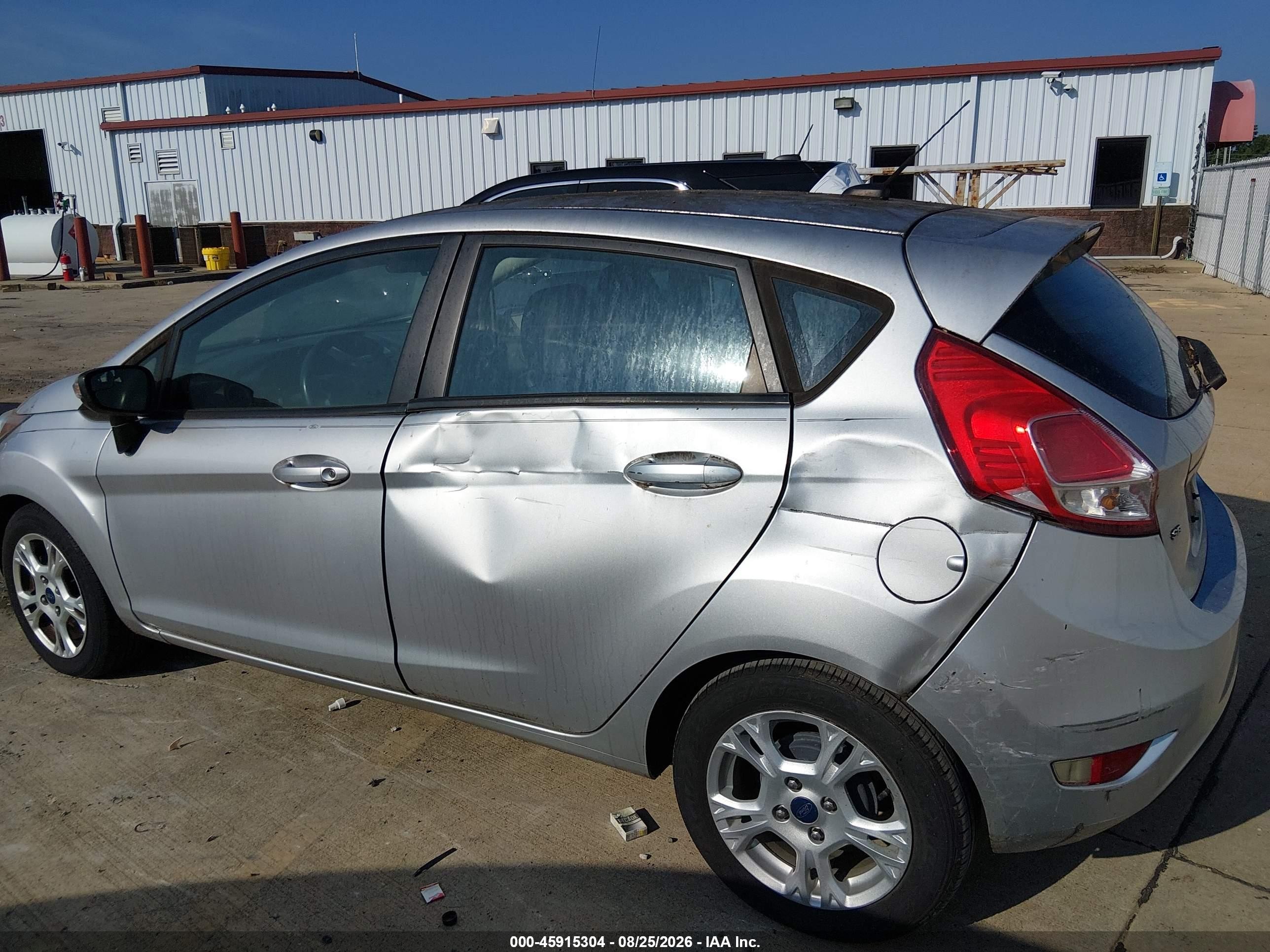2014 Ford Fiesta Se Gray vin: 3FADP4EJ6EM117503